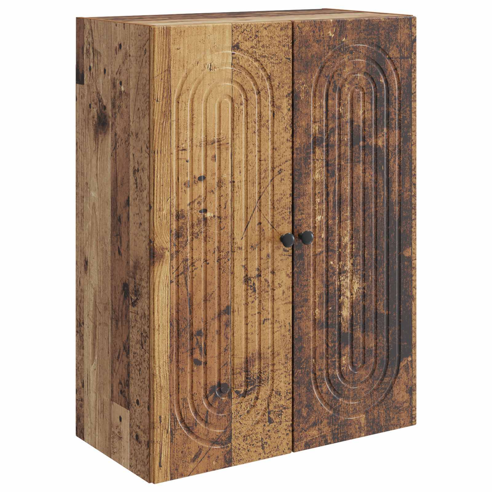 vidaXL Wandschrank Altholz 66 x 34,5 x 90 cm Holzwerkstoff