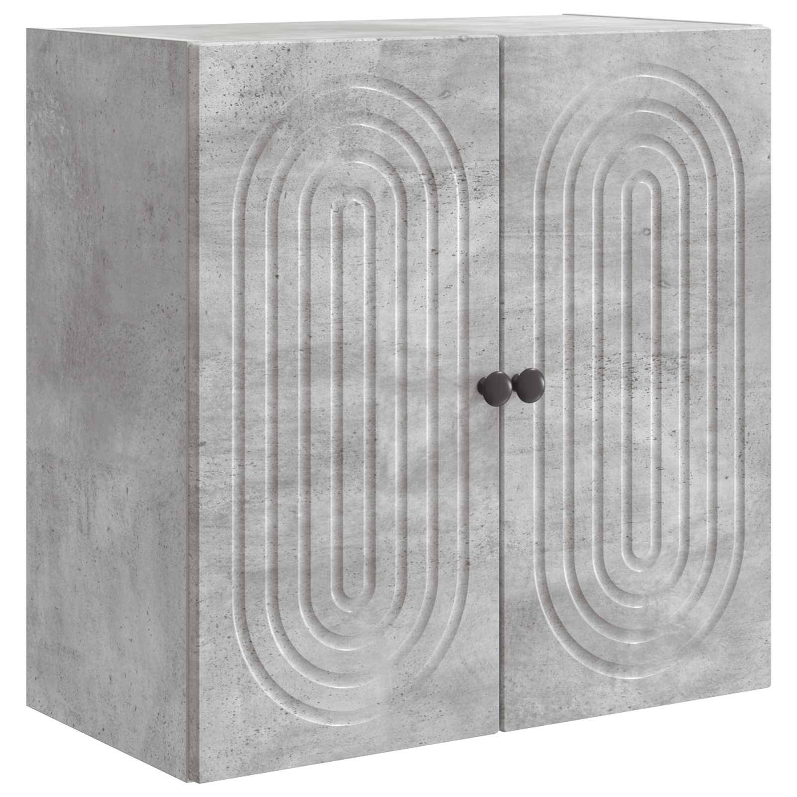 vidaXL Wandschrank Betongrau 59 x 31 x 60 cm Holzwerkstoff