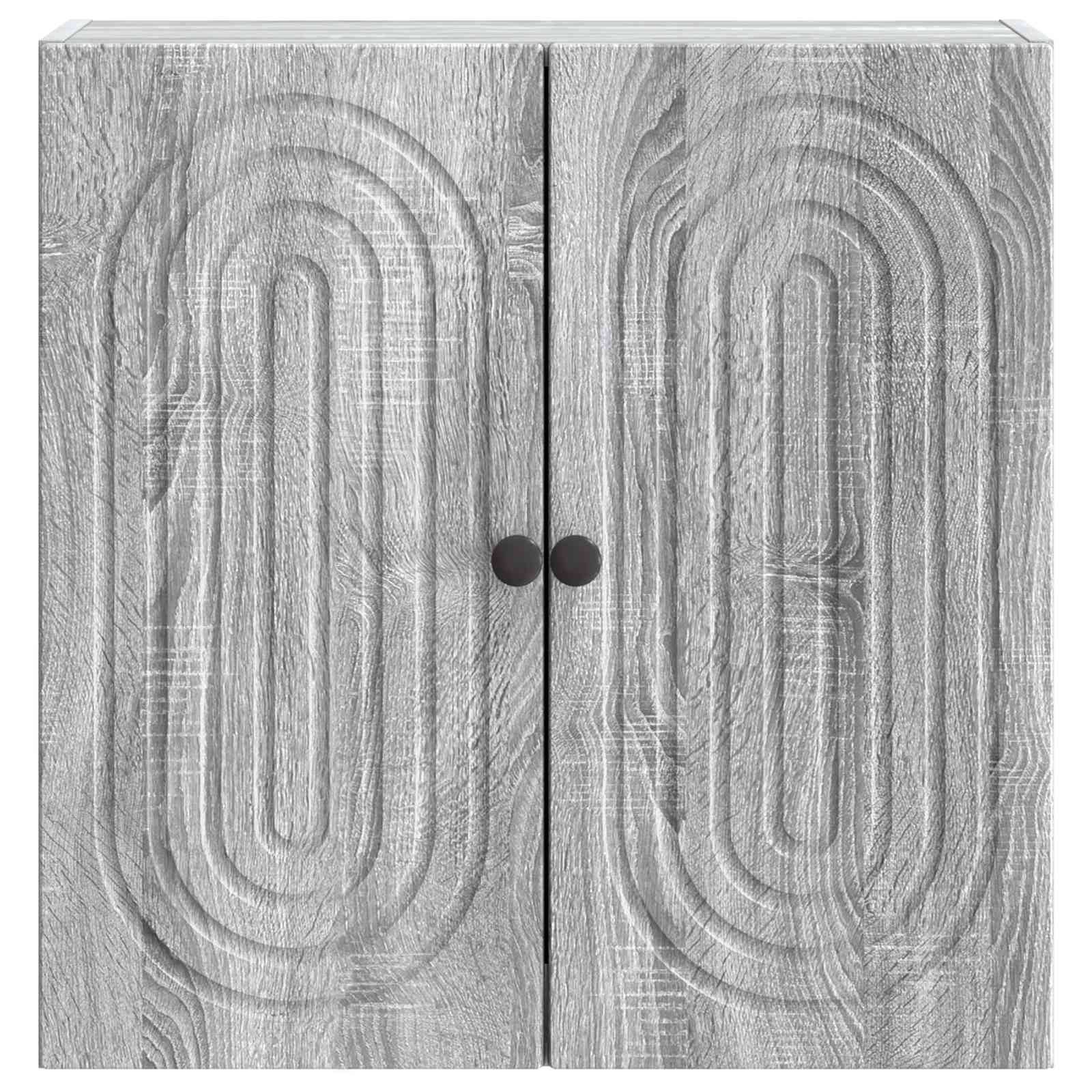 vidaXL Wandschrank Grau Sonoma 59 x 31 x 60 cm Holzwerkstoff