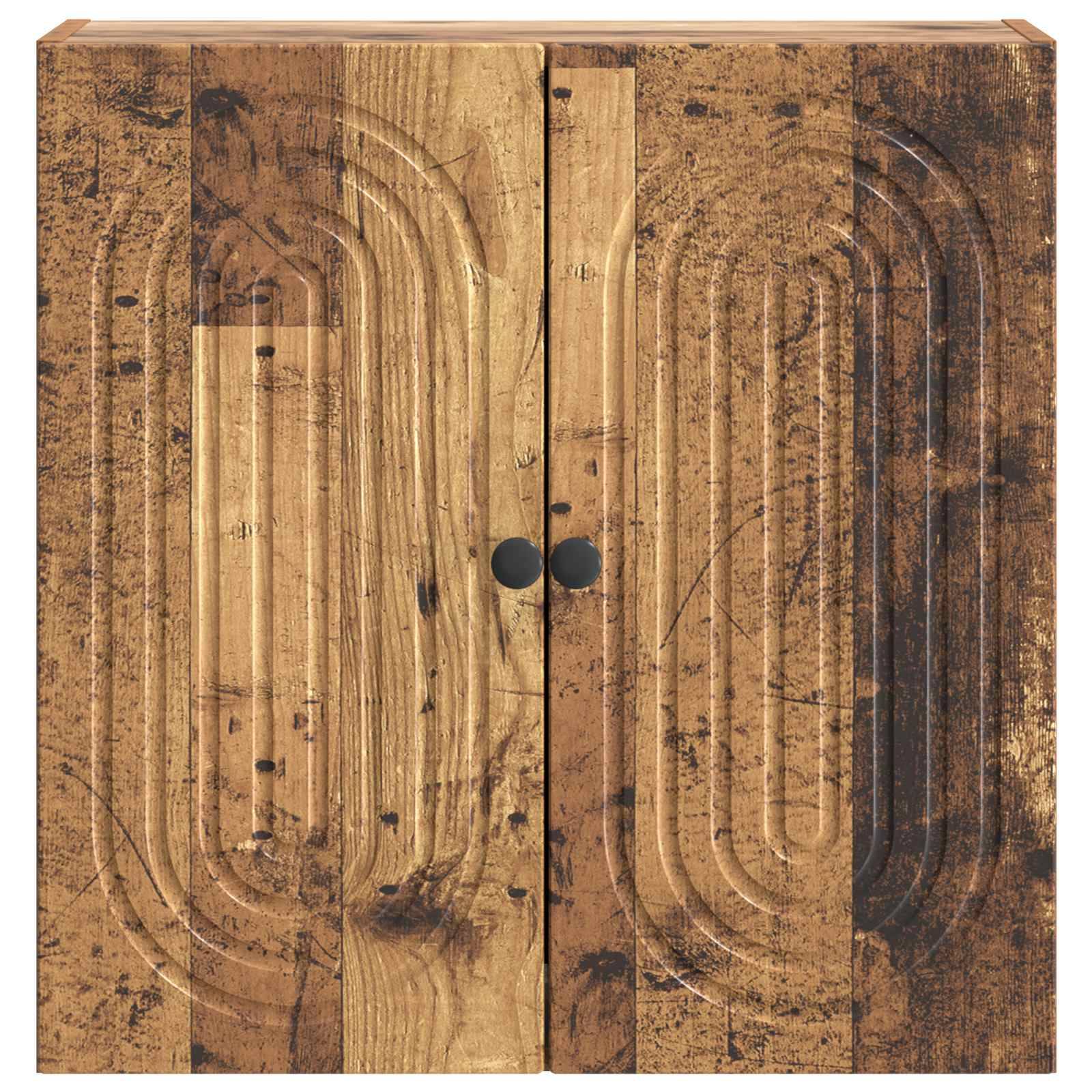 vidaXL Wandschrank Altholz 59 x 31 x 60 cm Holzwerkstoff