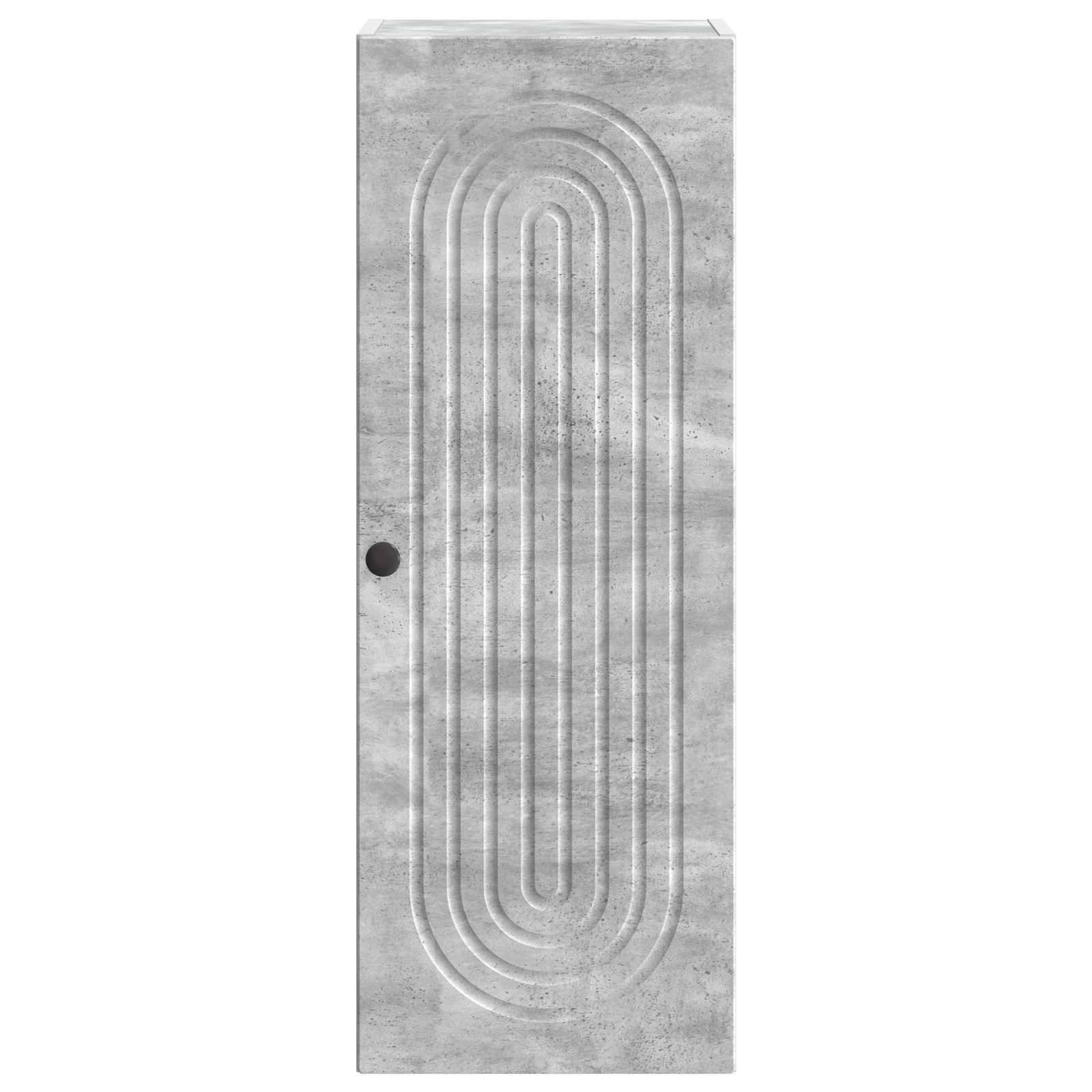 vidaXL Wandschrank Betongrau 33 x 34,5 x 90 cm Holzwerkstoff