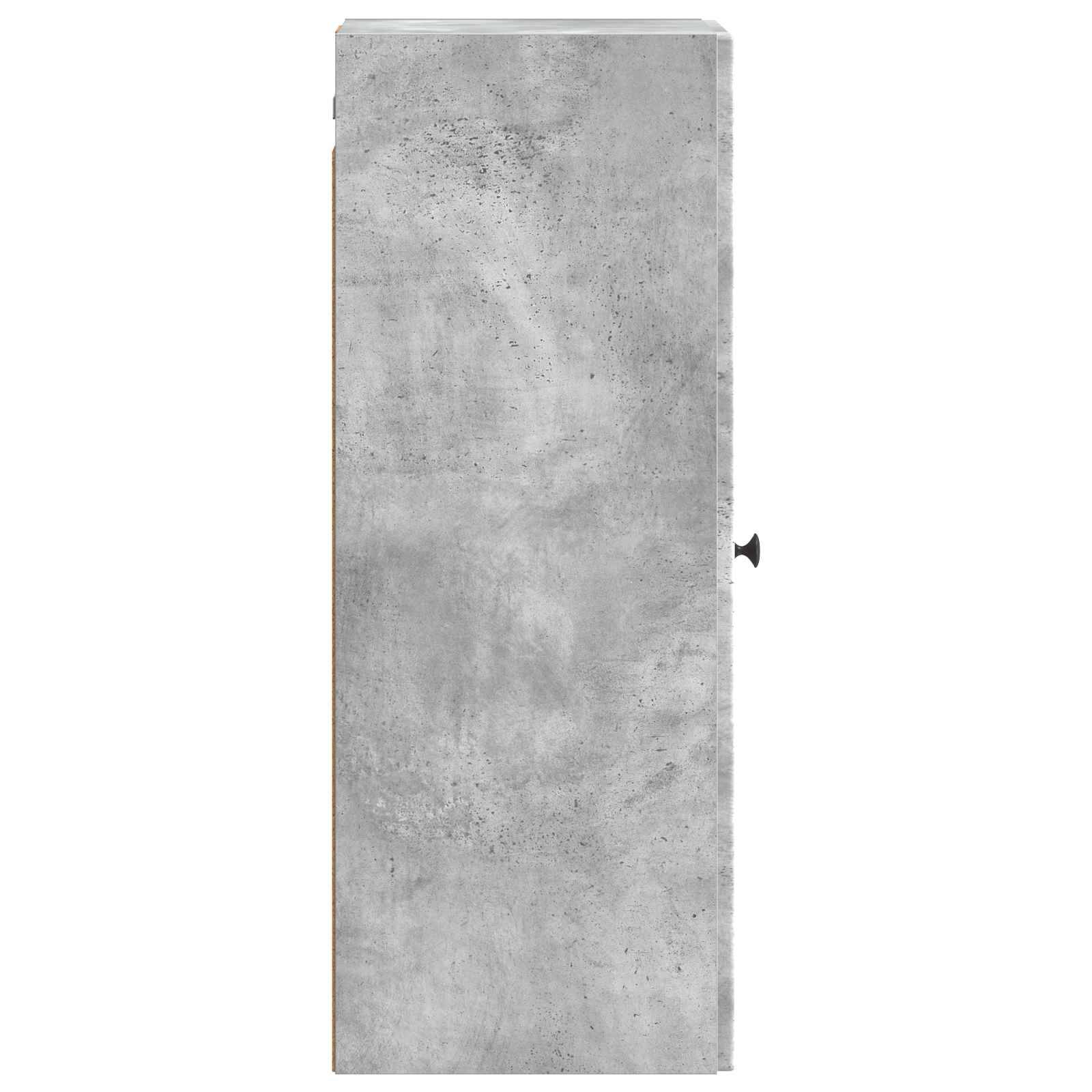 vidaXL Wandschrank Betongrau 33 x 34,5 x 90 cm Holzwerkstoff