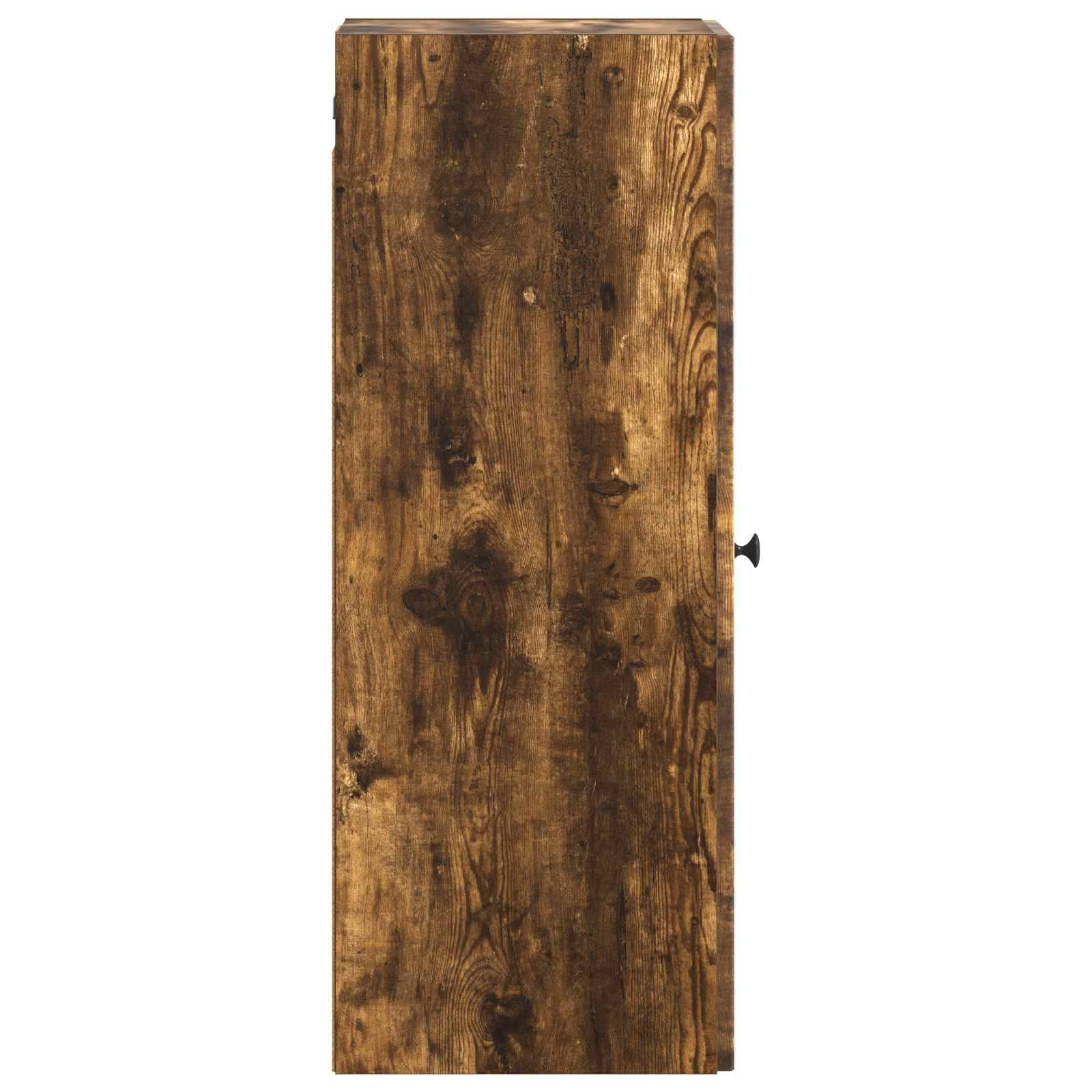 vidaXL Wandschrank Geräucherte Eiche 33 x 34,5 x 90 cm Holzwerkstoff