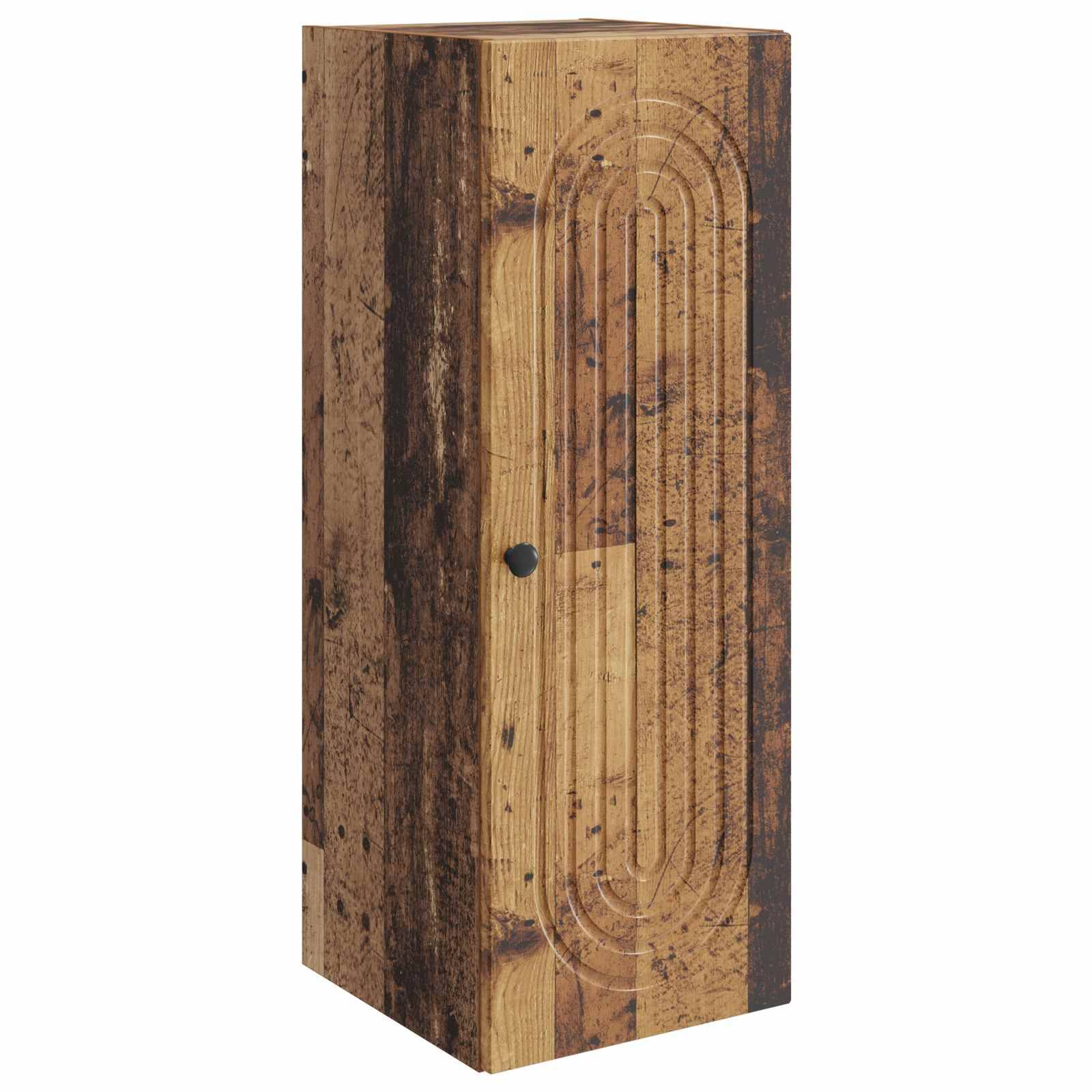vidaXL Wandschrank Altholz 33 x 34,5 x 90 cm Holzwerkstoff