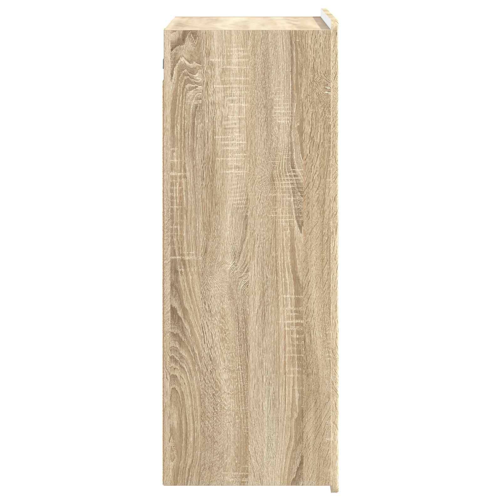 vidaXL Wandschrank Sonoma-Eiche 66 x 34,5 x 92 cm Holzwerkstoff