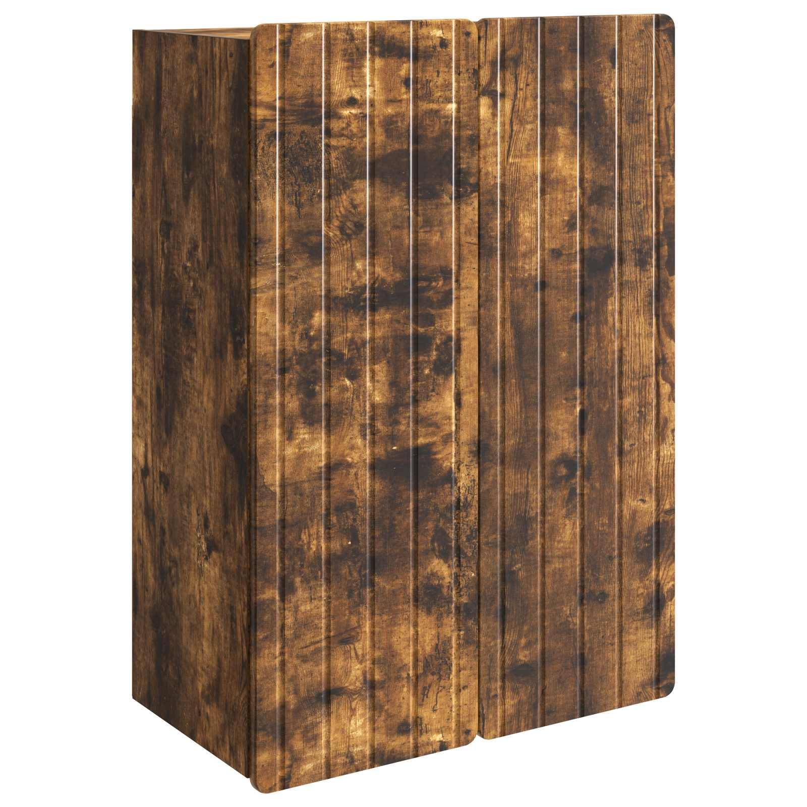 vidaXL Wandschrank Geräucherte Eiche 66 x 34,5 x 92 cm Holzwerkstoff