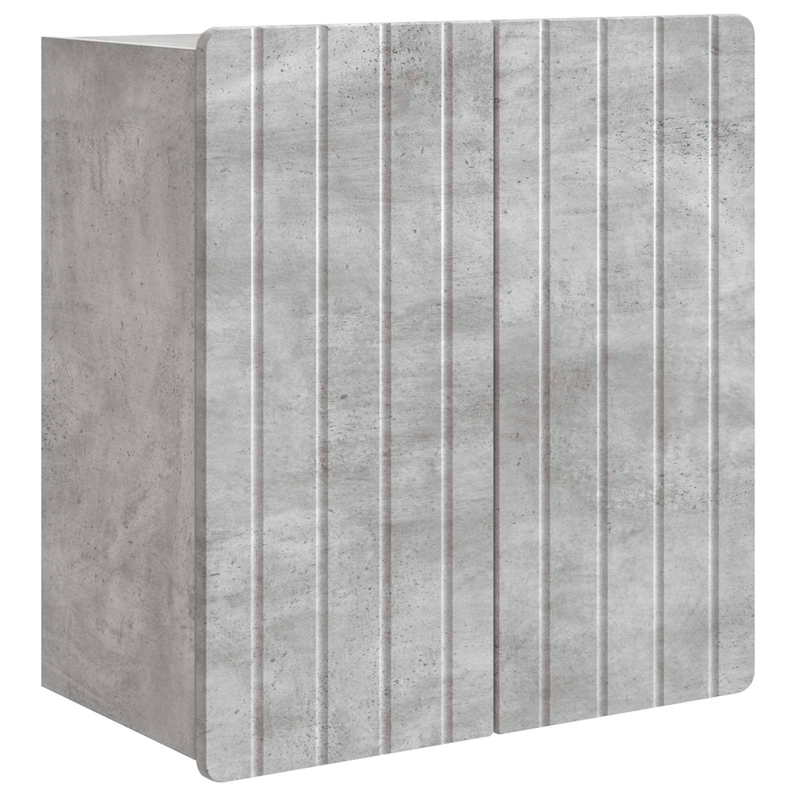 vidaXL Wandschrank Betongrau 59 x 31 x 64 cm Holzwerkstoff