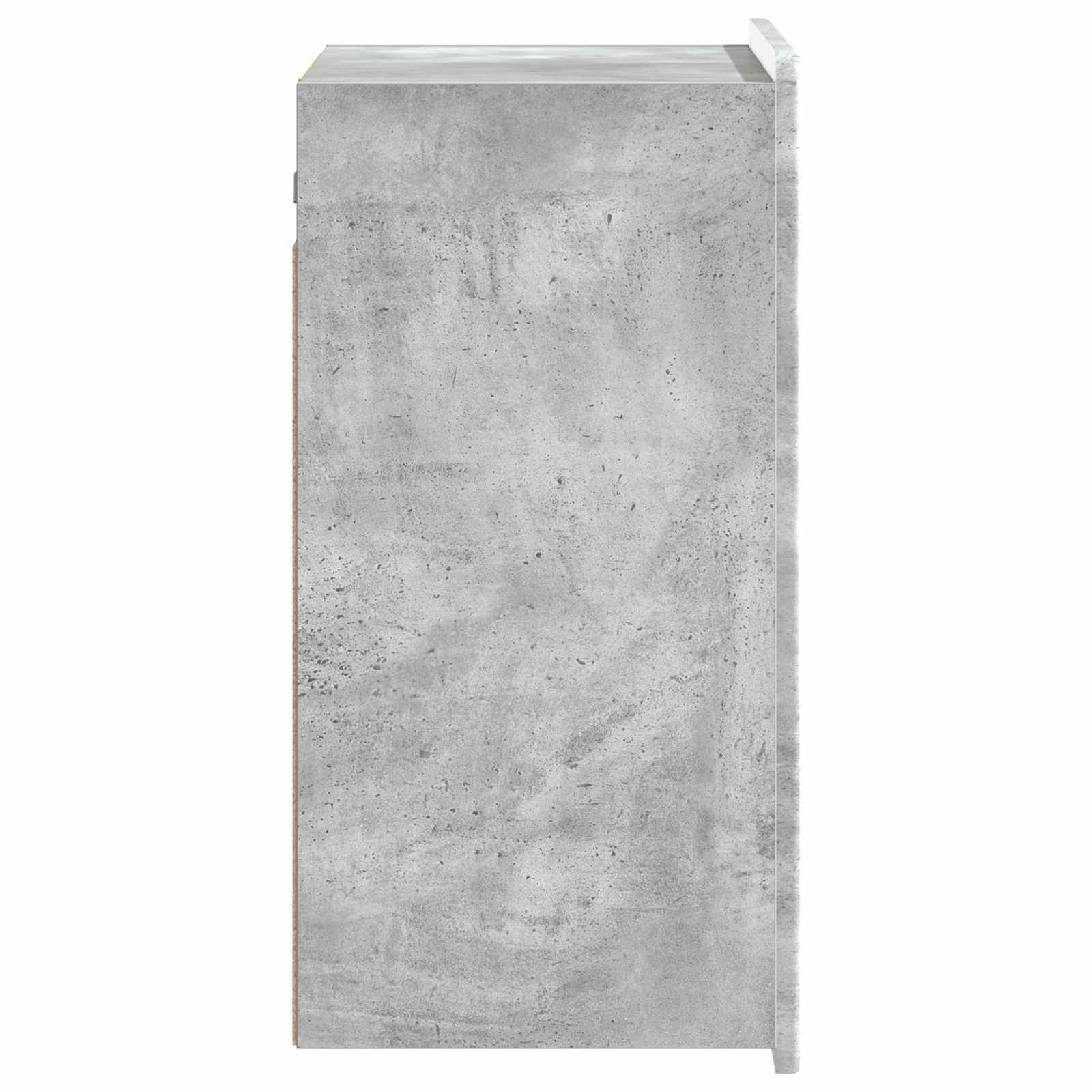 vidaXL Wandschrank Betongrau 59 x 31 x 64 cm Holzwerkstoff