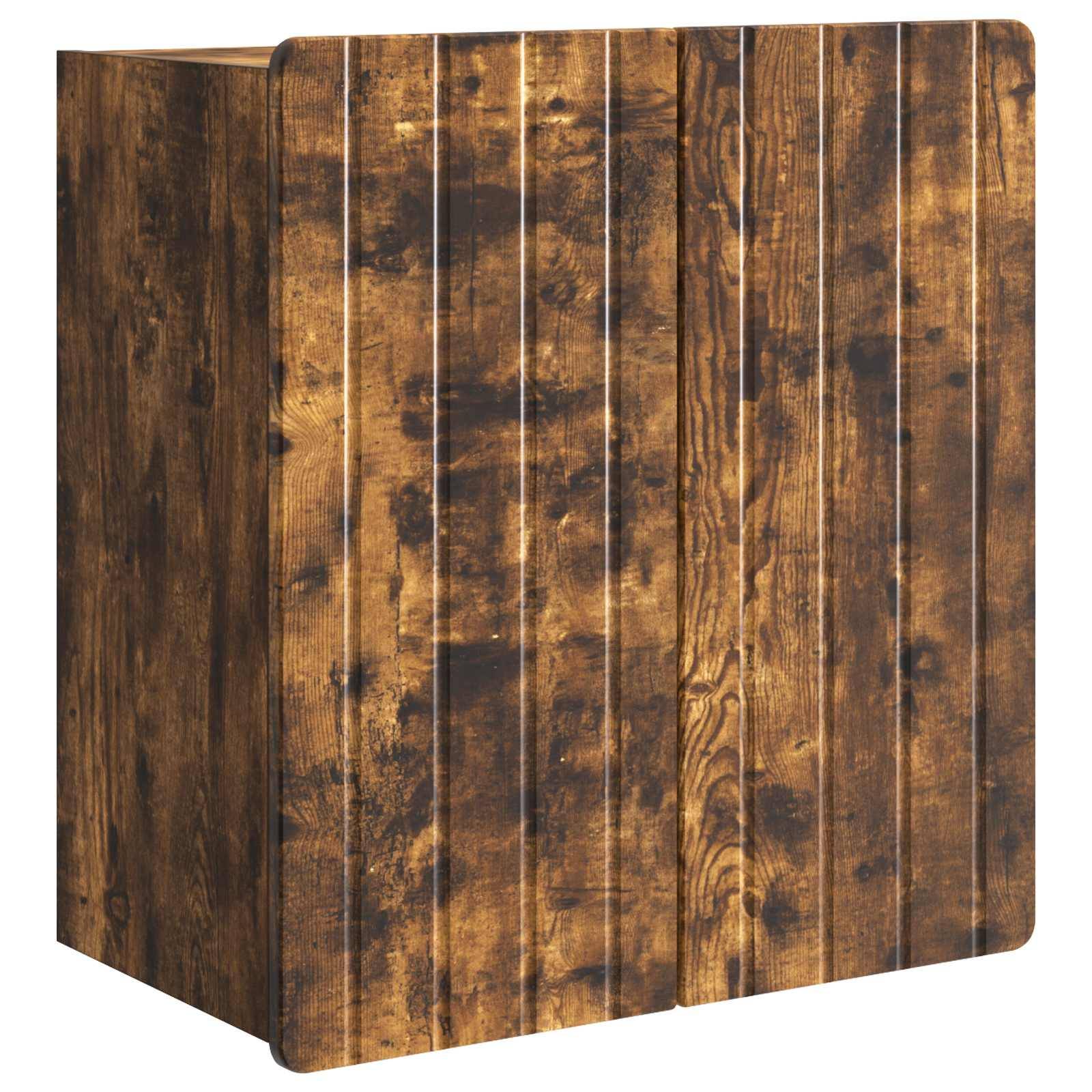 vidaXL Wandschrank Geräucherte Eiche 59 x 31 x 64 cm Holzwerkstoff