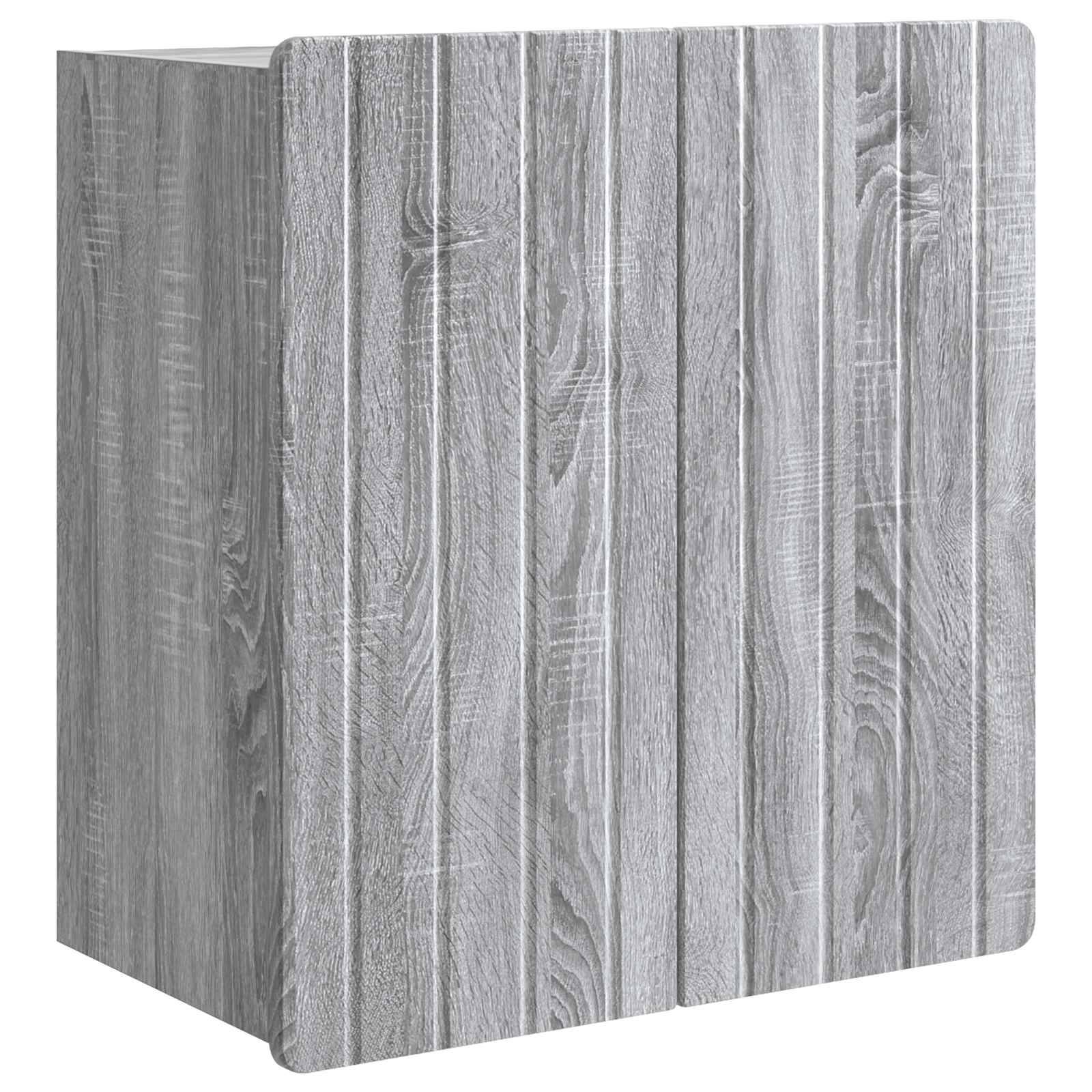 vidaXL Wandschrank Grau Sonoma 59 x 31 x 64 cm Holzwerkstoff