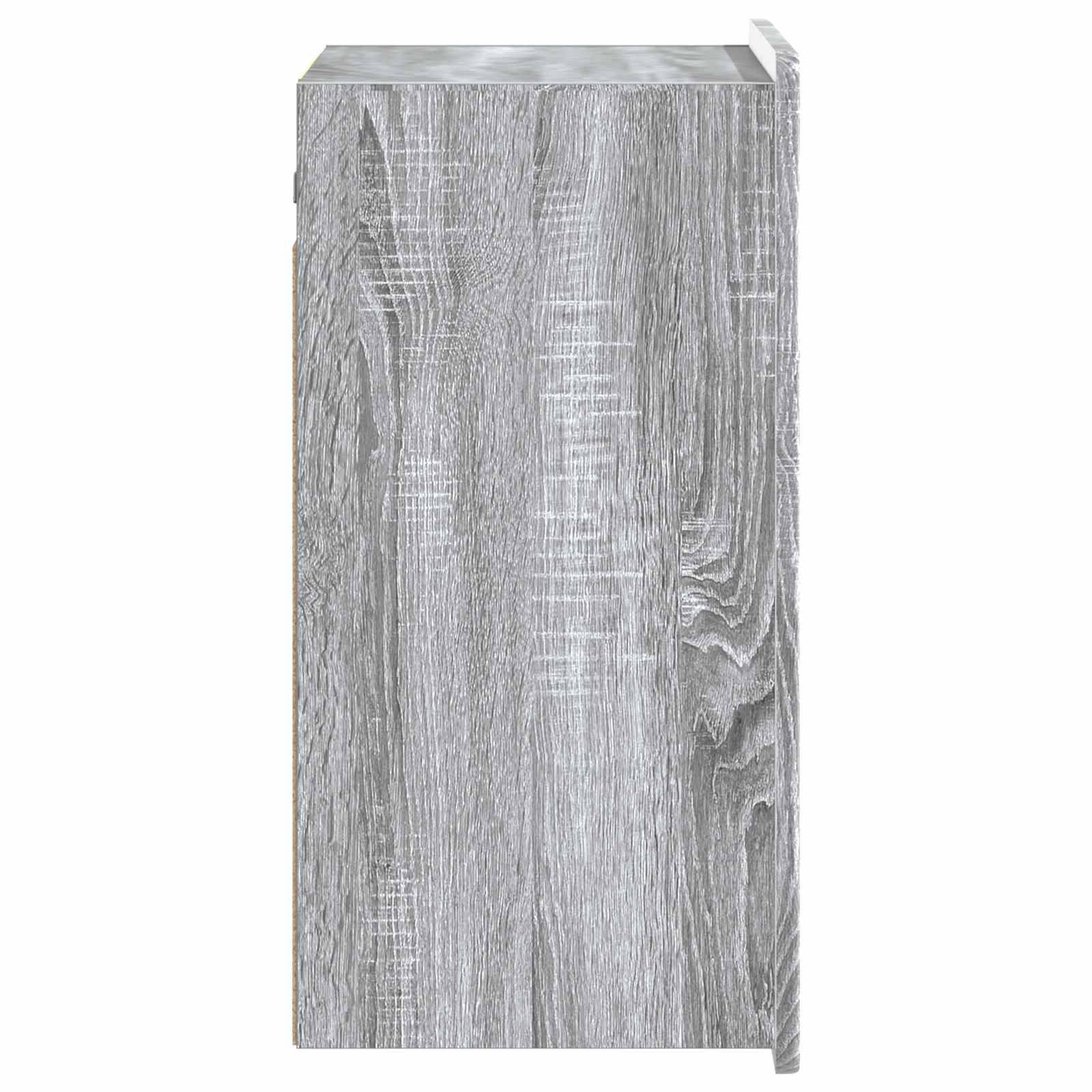 vidaXL Wandschrank Grau Sonoma 59 x 31 x 64 cm Holzwerkstoff