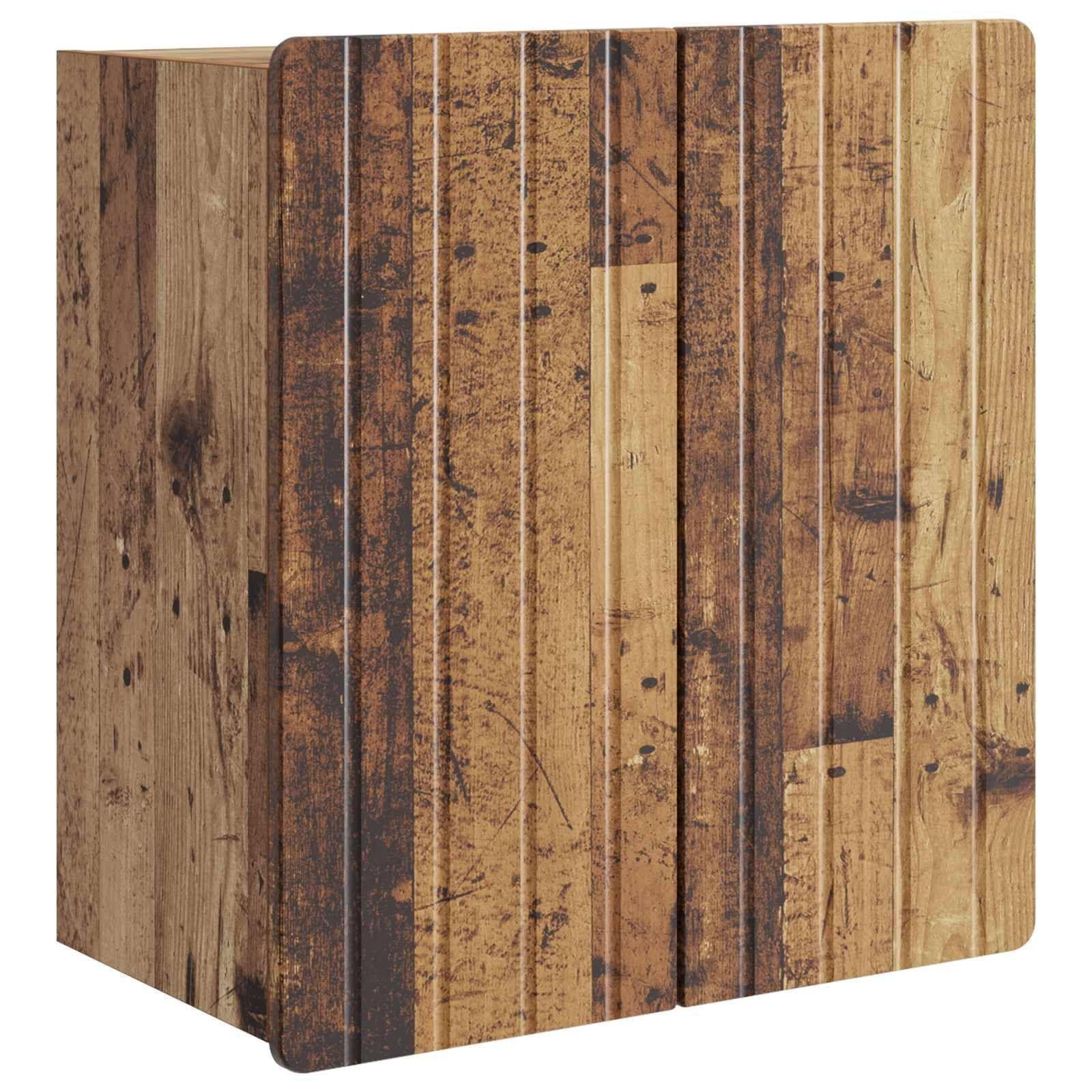 vidaXL Wandschrank Altholz 59 x 31 x 64 cm Holzwerkstoff