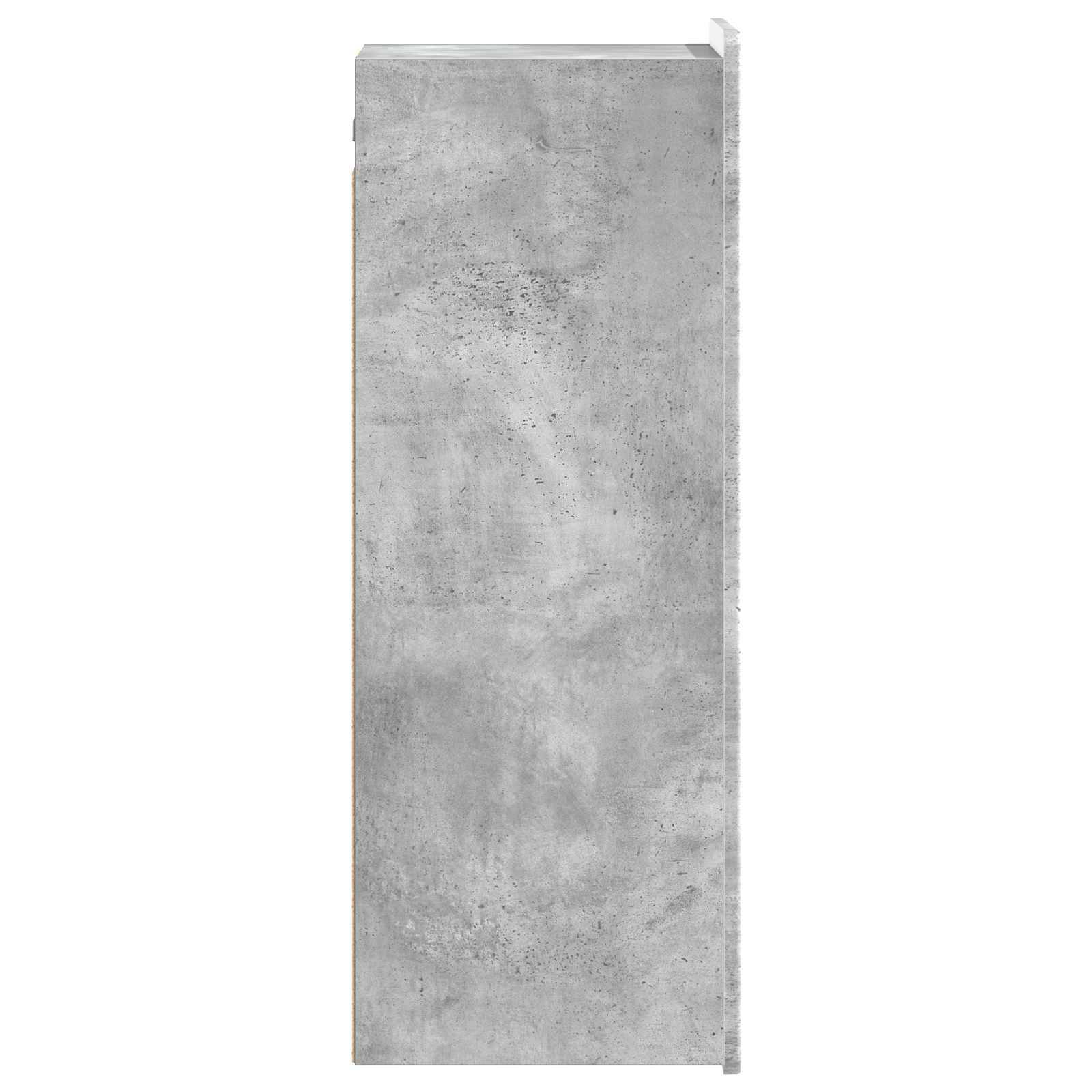 vidaXL Wandschrank Betongrau 33 x 34,5 x 94 cm Holzwerkstoff