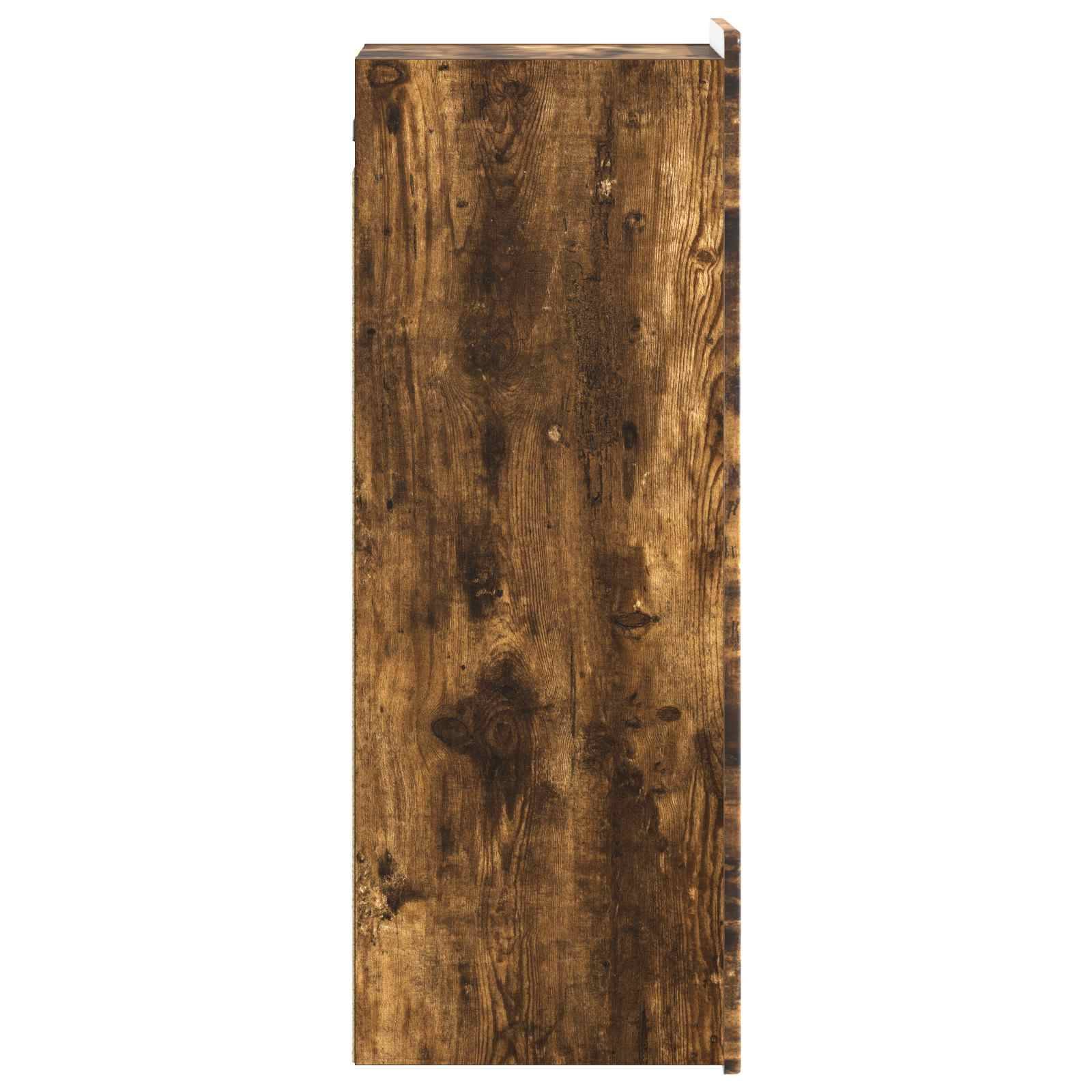vidaXL Wandschrank Geräucherte Eiche 33 x 34,5 x 94 cm Holzwerkstoff