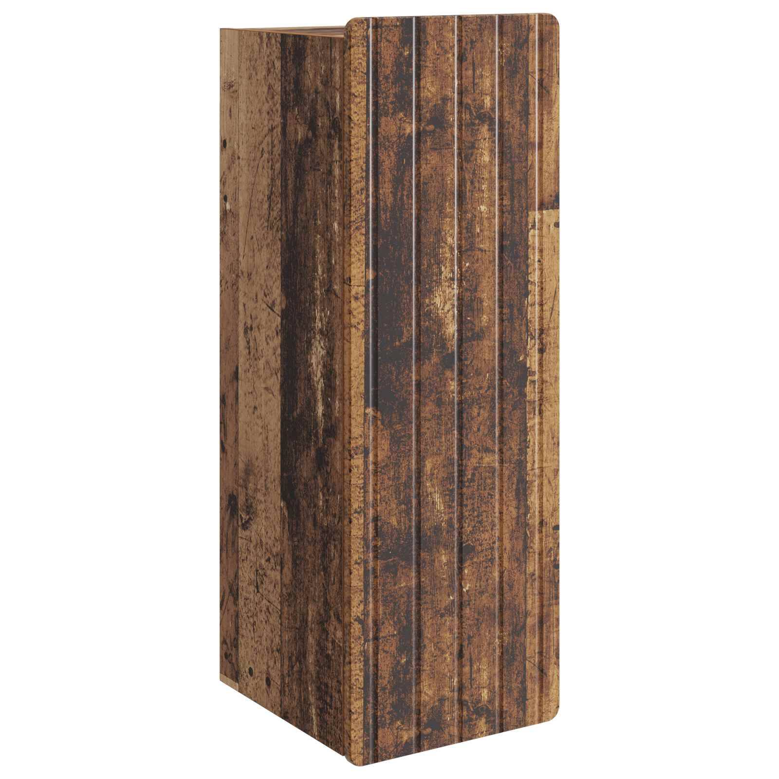 vidaXL Wandschrank Altholz 33 x 34,5 x 94 cm Holzwerkstoff