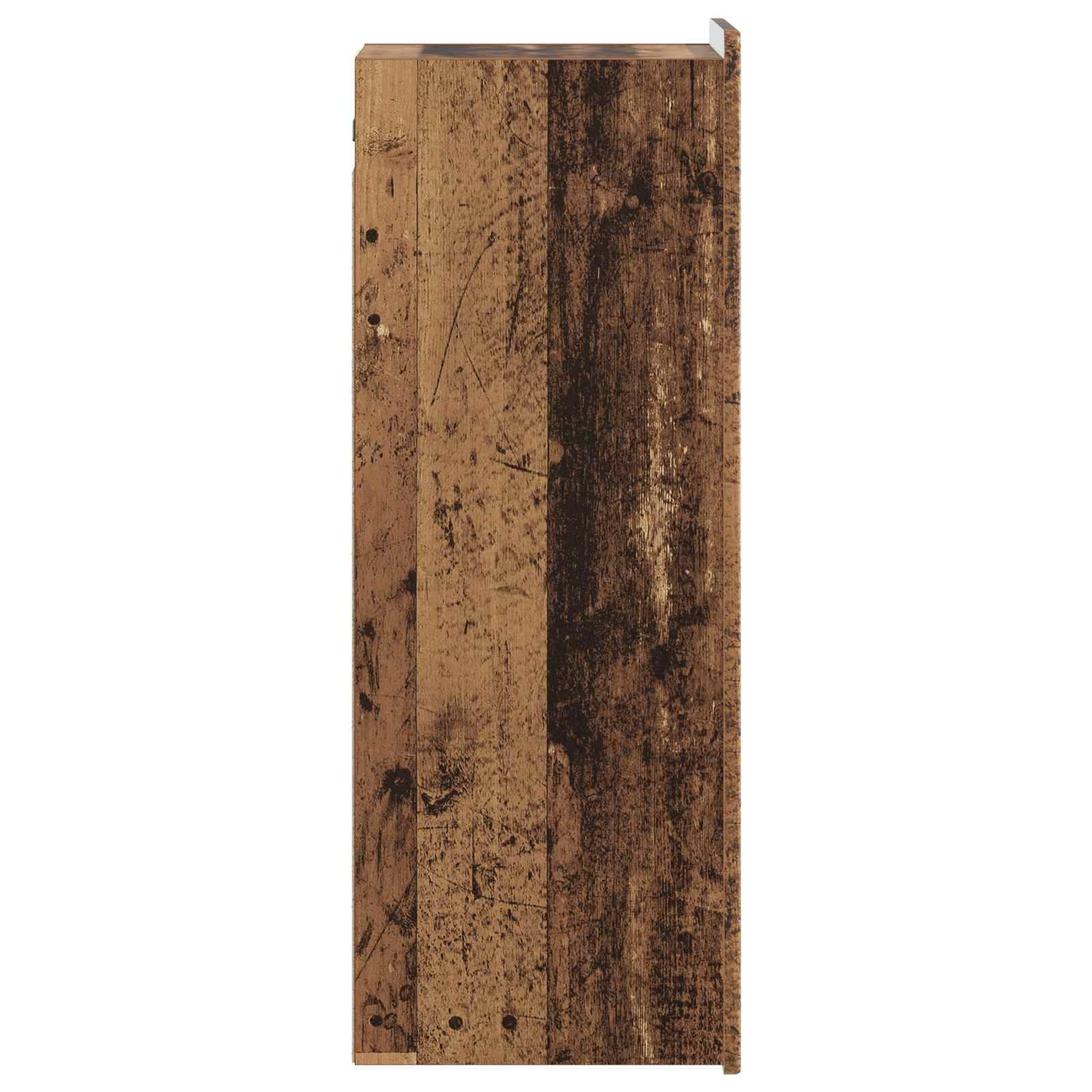 vidaXL Wandschrank Altholz 33 x 34,5 x 94 cm Holzwerkstoff