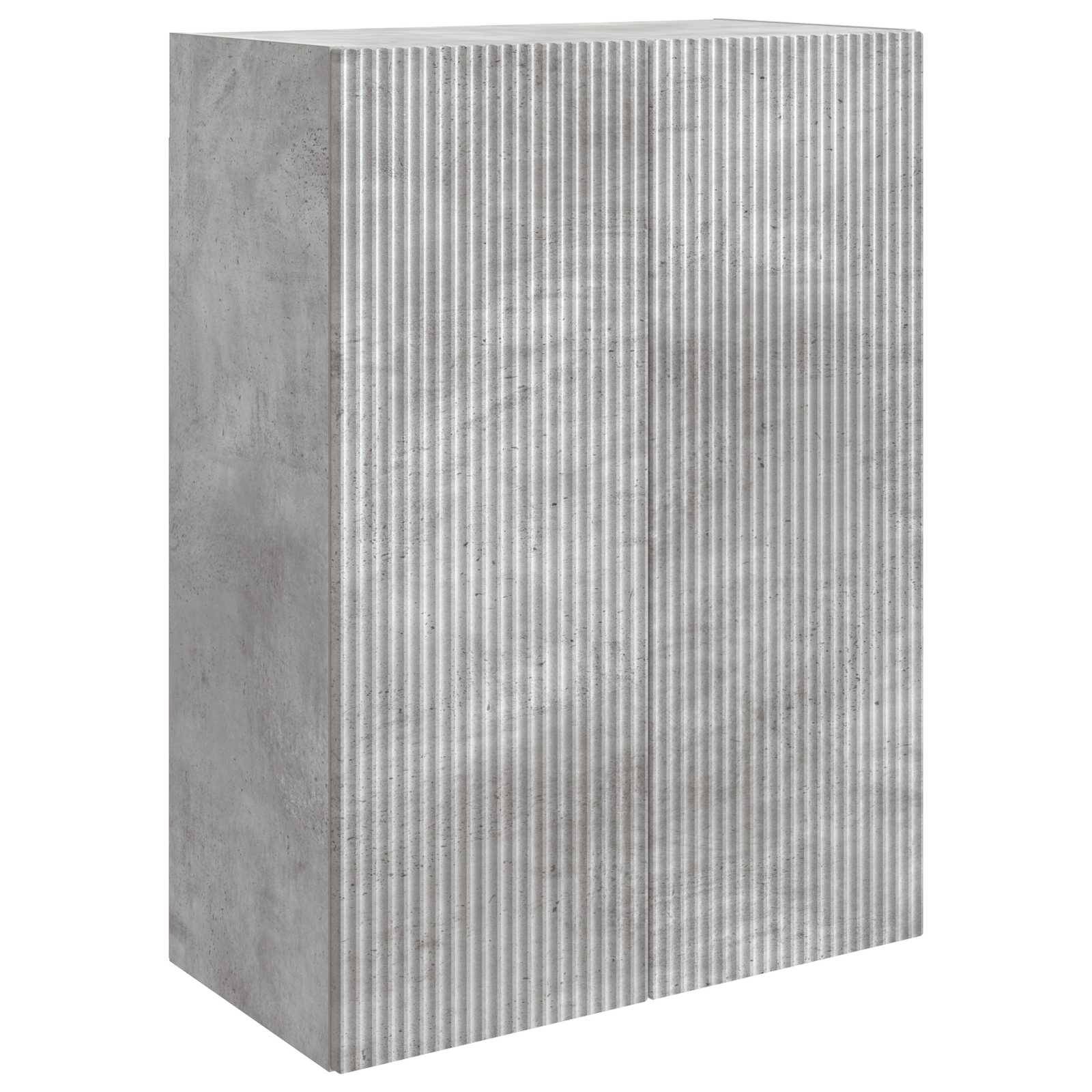 vidaXL Wandschrank Betongrau 66 x 34,5 x 90 cm Holzwerkstoff