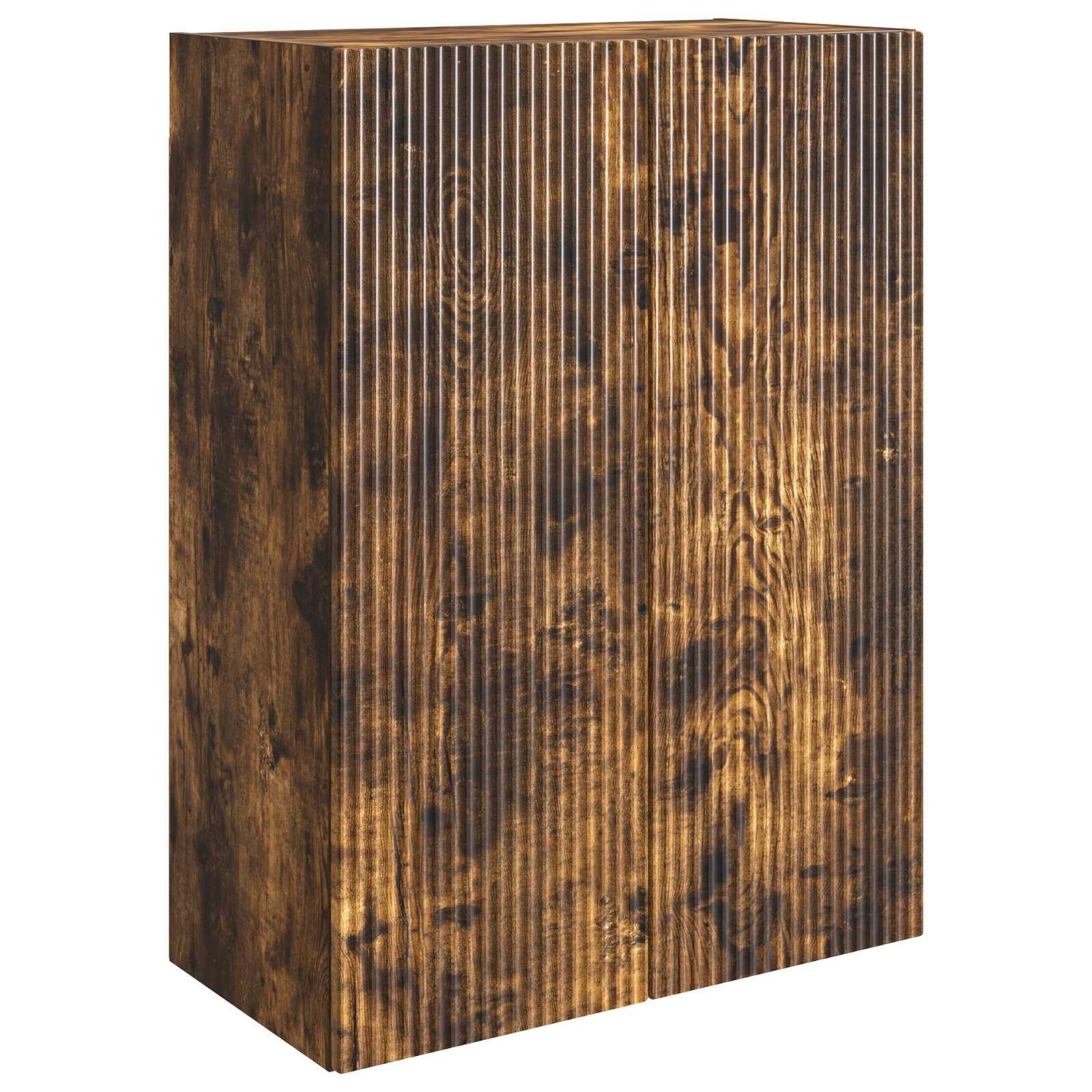 vidaXL Wandschrank Geräucherte Eiche 66 x 34,5 x 90 cm Holzwerkstoff