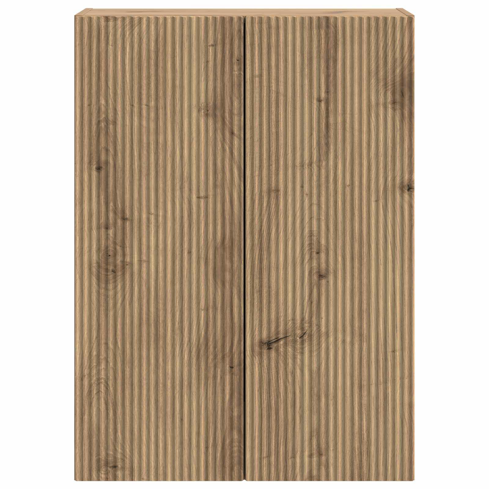 vidaXL Wandschrank Artisan-Eiche 66 x 34,5 x 90 cm Holzwerkstoff