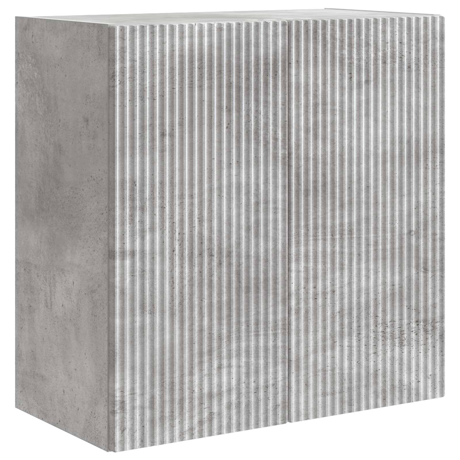 vidaXL Wandschrank Betongrau 59 x 31 x 60 cm Holzwerkstoff