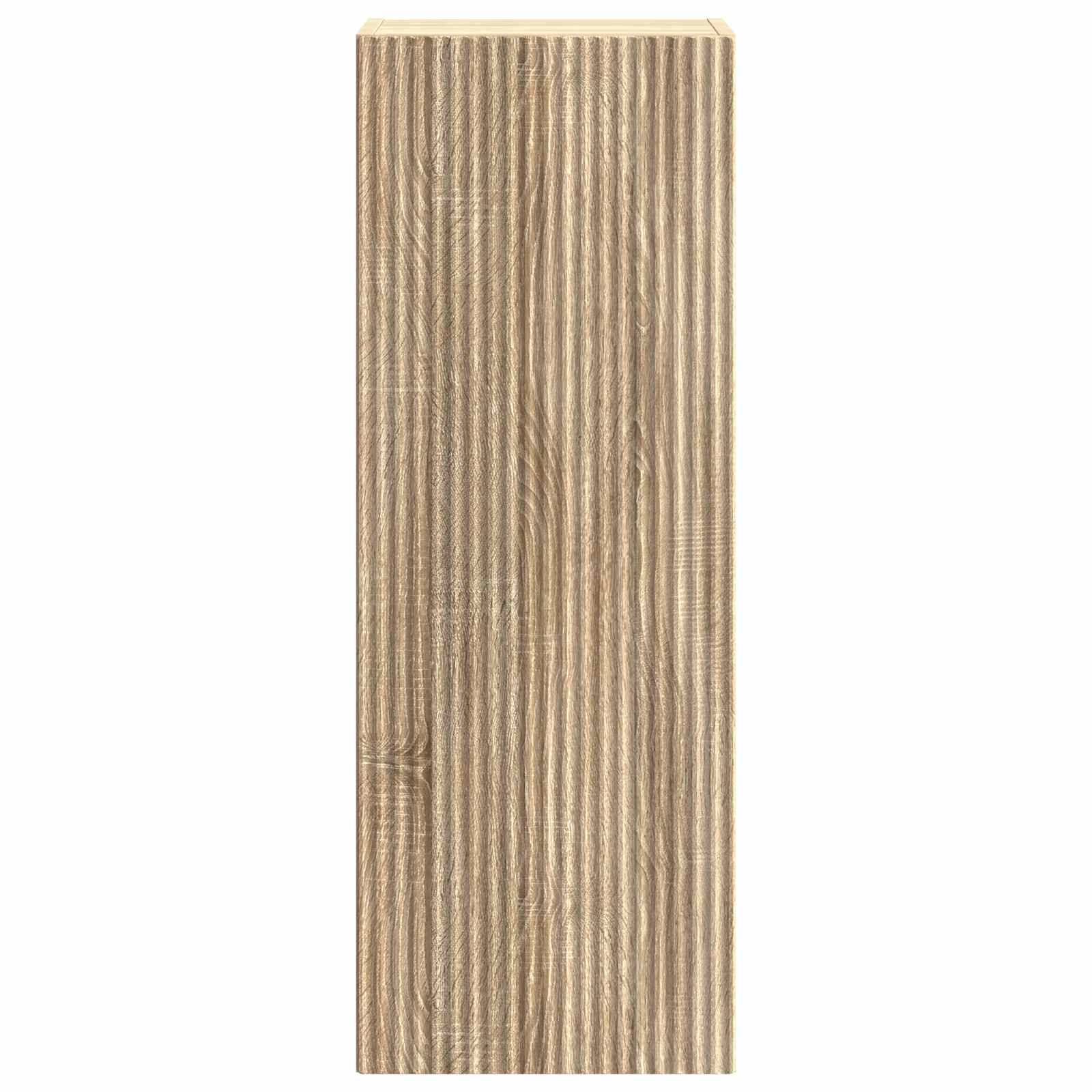 vidaXL Wandschrank Sonoma-Eiche 33 x 34,5 x 90 cm Holzwerkstoff