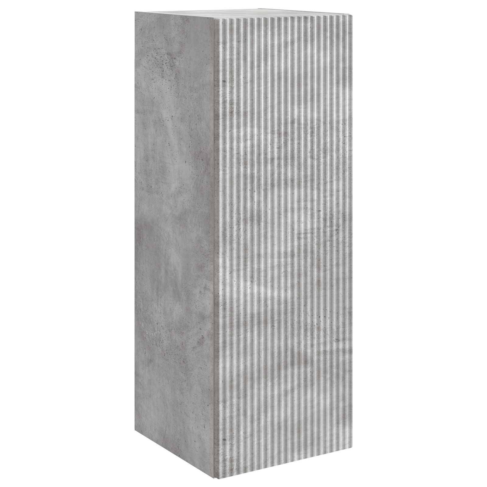 vidaXL Wandschrank Betongrau 33 x 34,5 x 90 cm Holzwerkstoff
