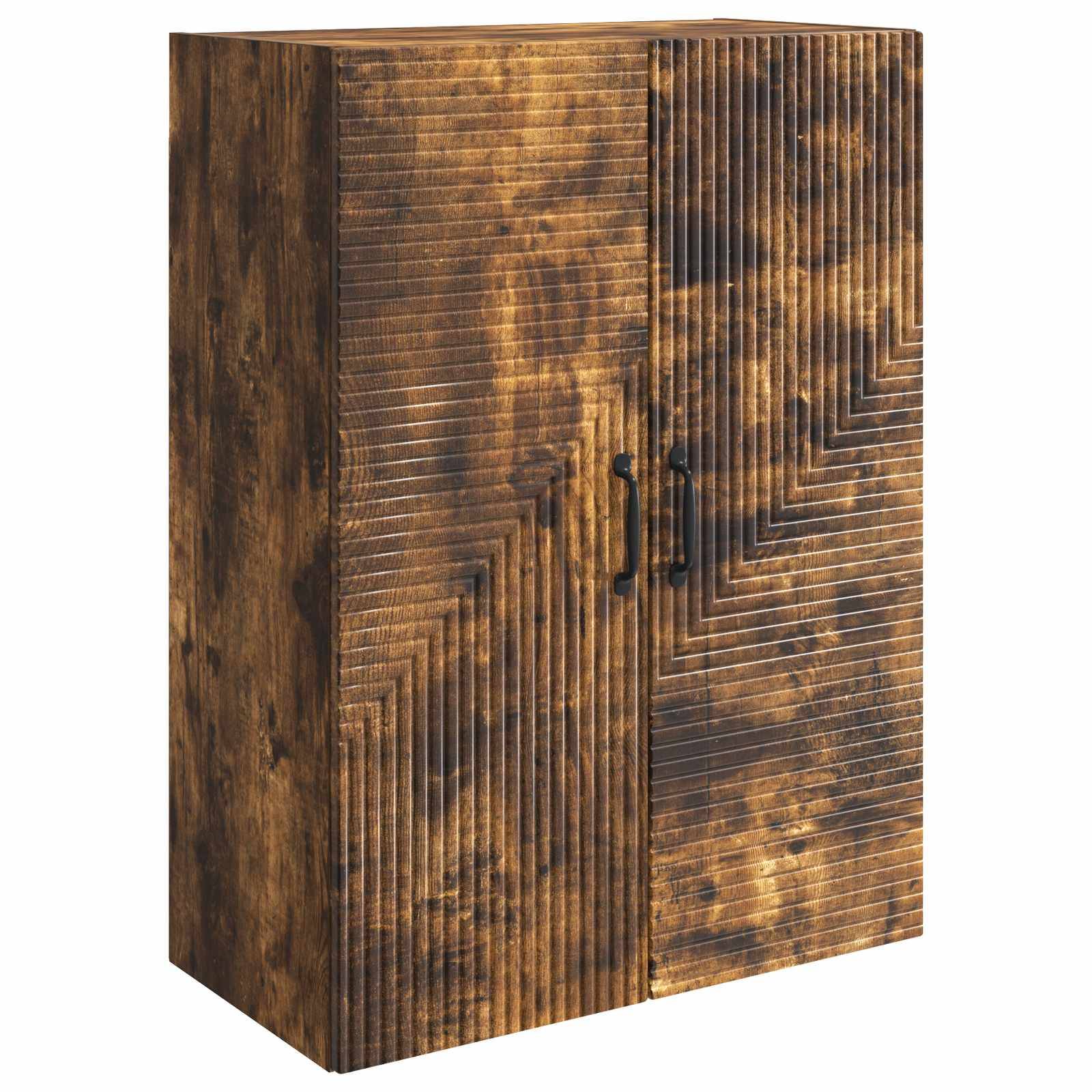 vidaXL Wandschrank Geräucherte Eiche 66 x 34,5 x 90 cm Holzwerkstoff