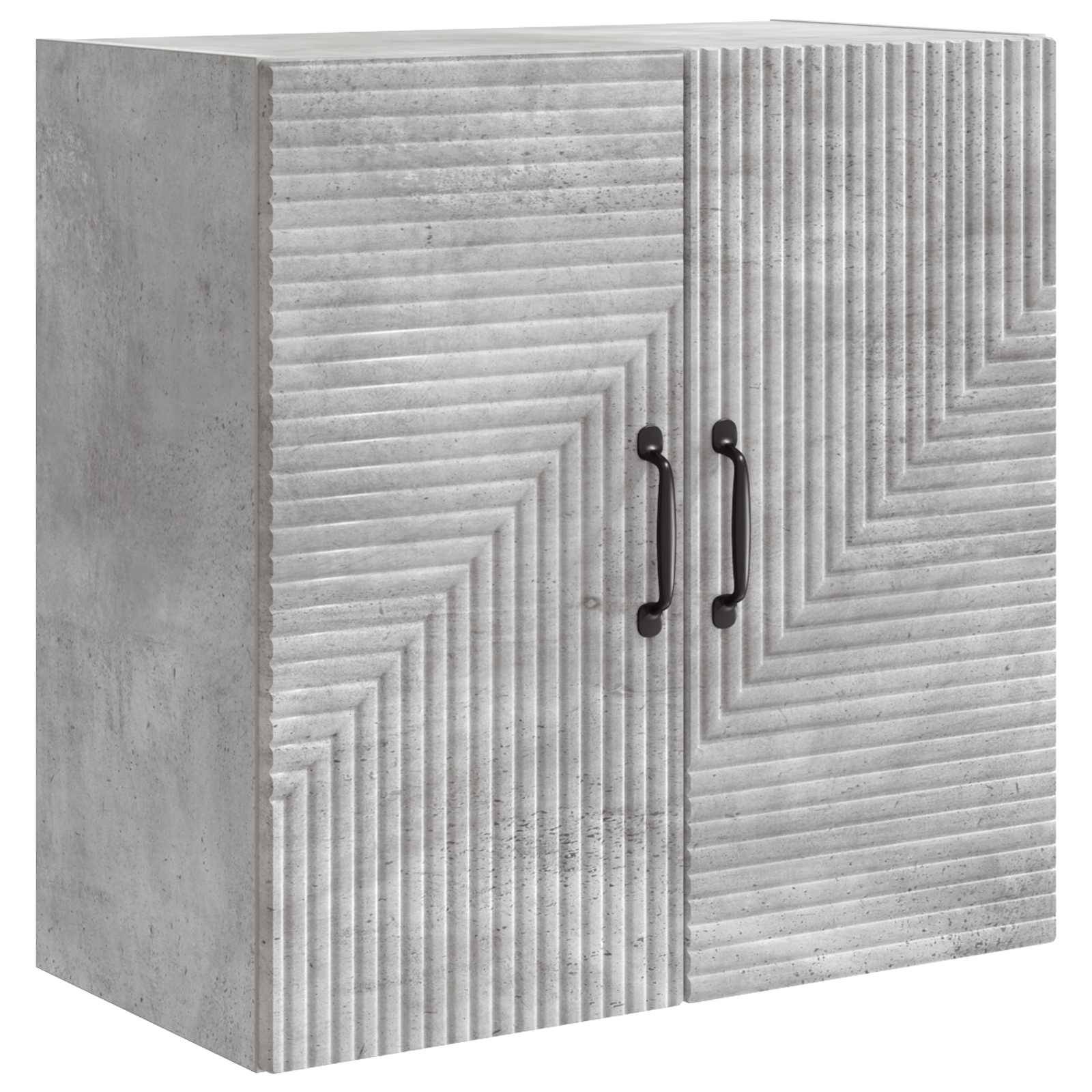 vidaXL Wandschrank Betongrau 59 x 31 x 60 cm Holzwerkstoff