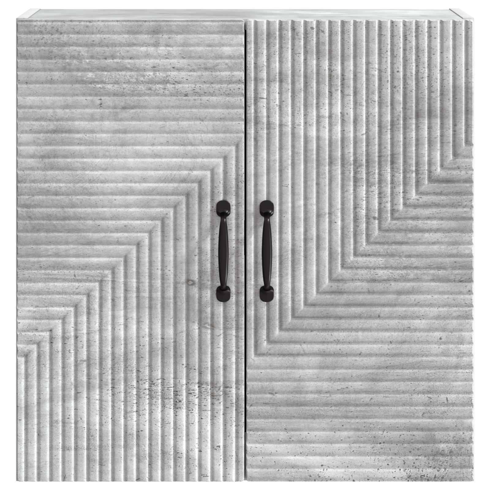 vidaXL Wandschrank Betongrau 59 x 31 x 60 cm Holzwerkstoff