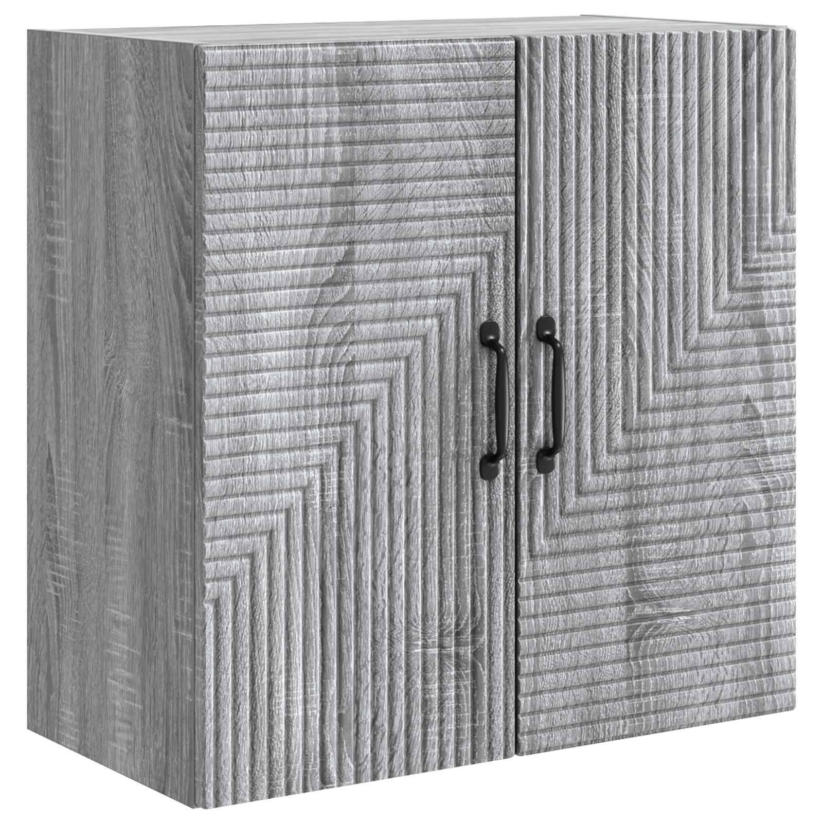 vidaXL Wandschrank Grau Sonoma 59 x 31 x 60 cm Holzwerkstoff