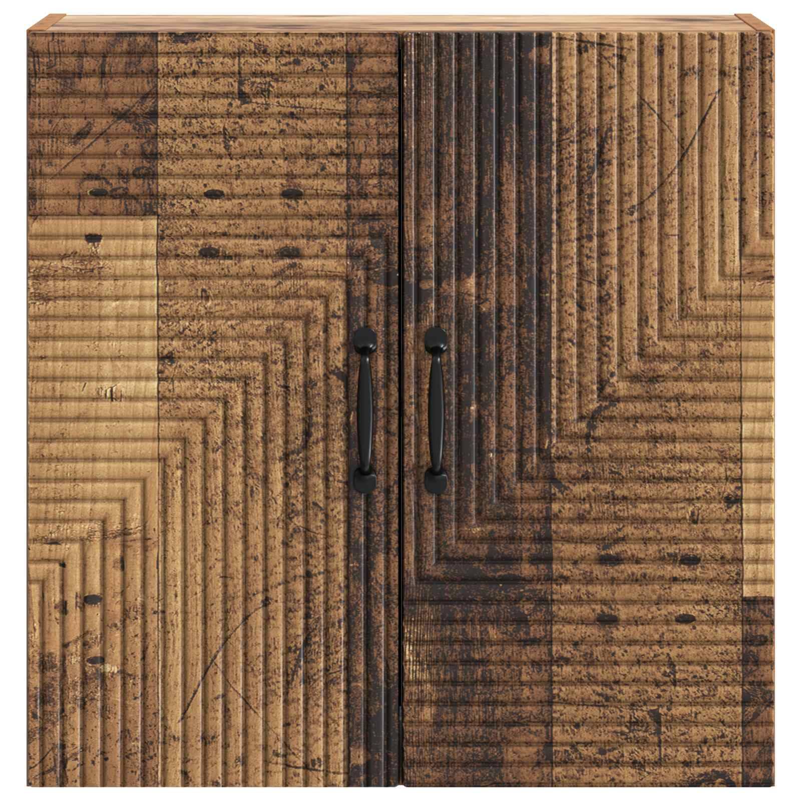 vidaXL Wandschrank Altholz 59 x 31 x 60 cm Holzwerkstoff