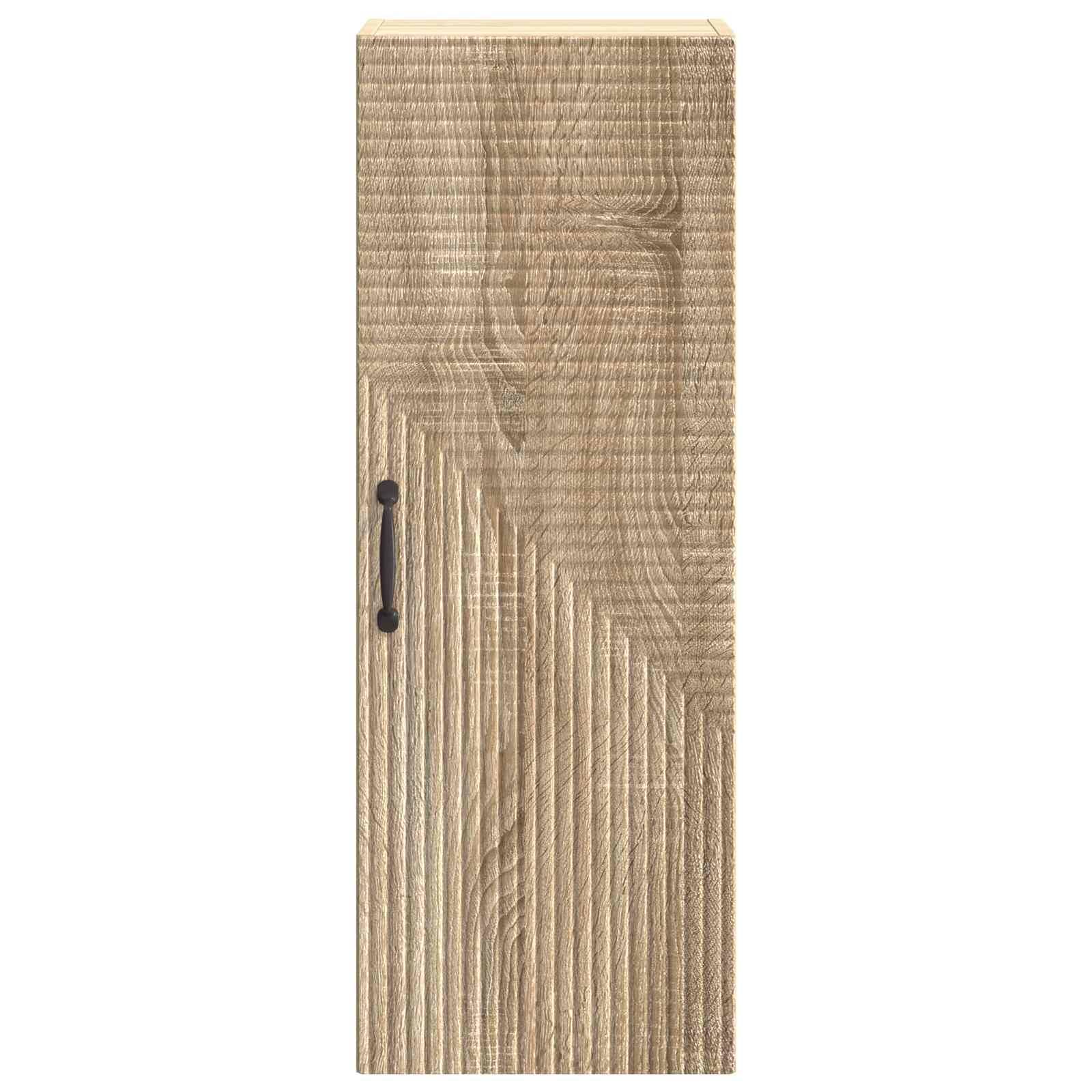 vidaXL Wandschrank Sonoma-Eiche 33 x 34,5 x 90 cm Holzwerkstoff