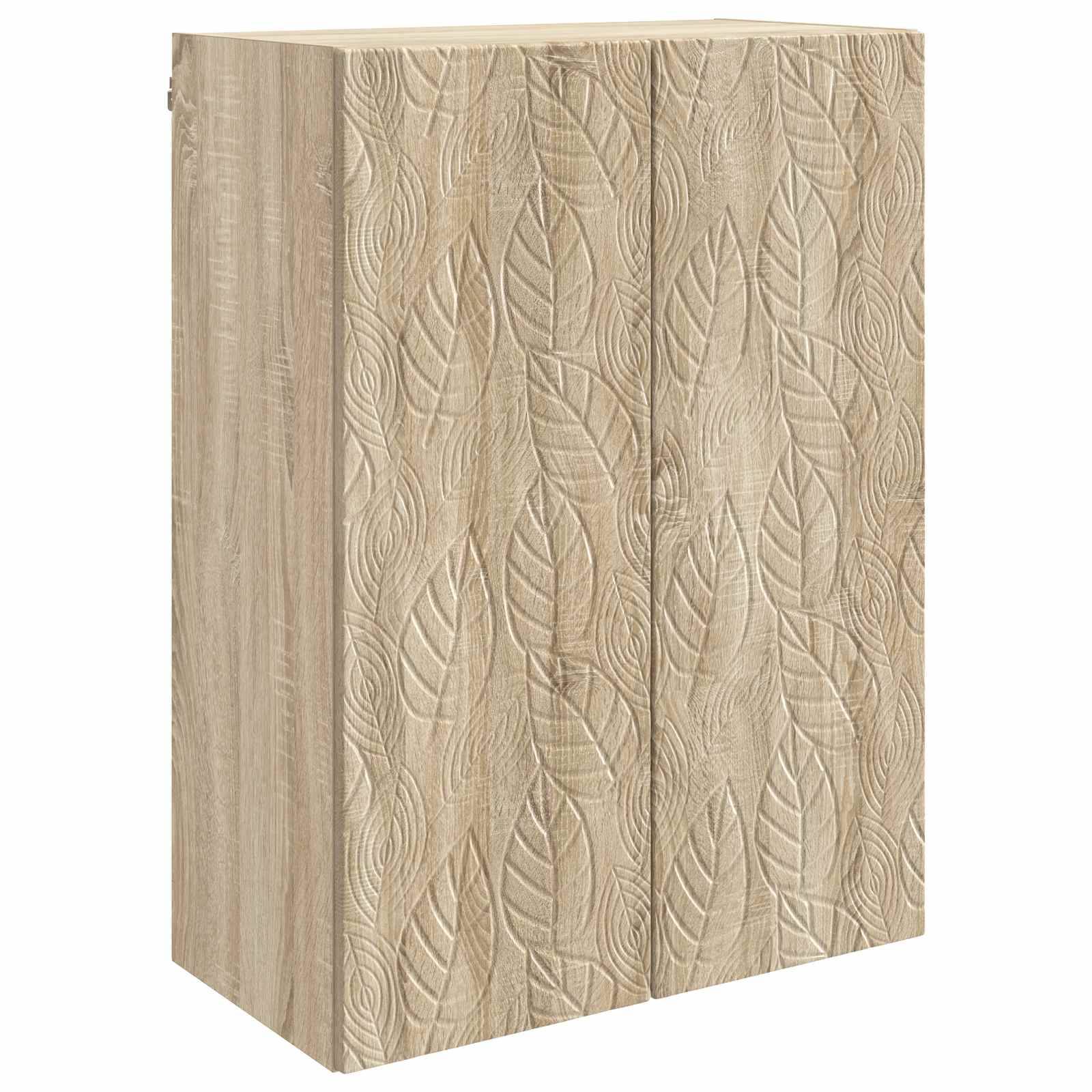 vidaXL Wandschrank Sonoma-Eiche 66 x 34,5 x 90 cm Holzwerkstoff