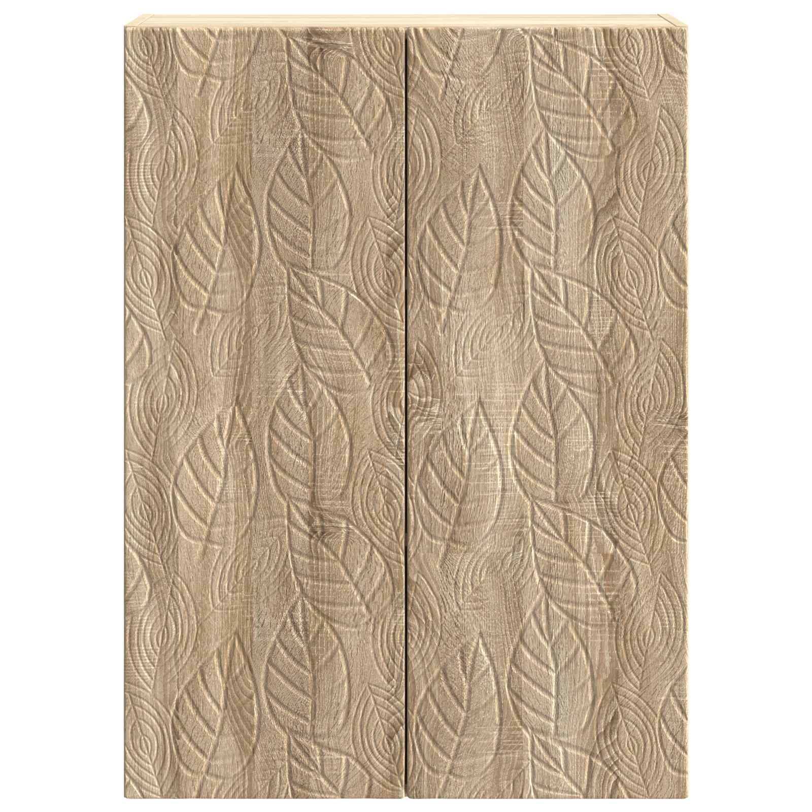 vidaXL Wandschrank Sonoma-Eiche 66 x 34,5 x 90 cm Holzwerkstoff