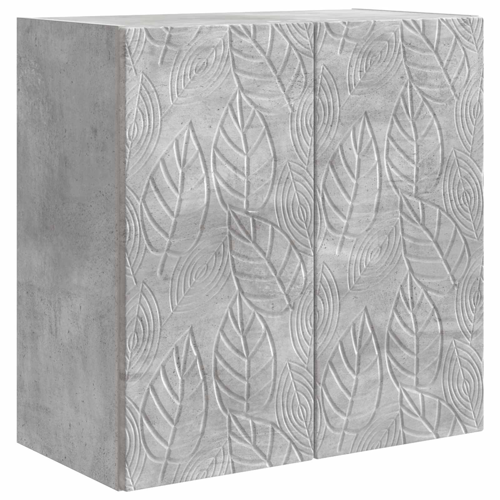 vidaXL Wandschrank Betongrau 59 x 31 x 60 cm Holzwerkstoff