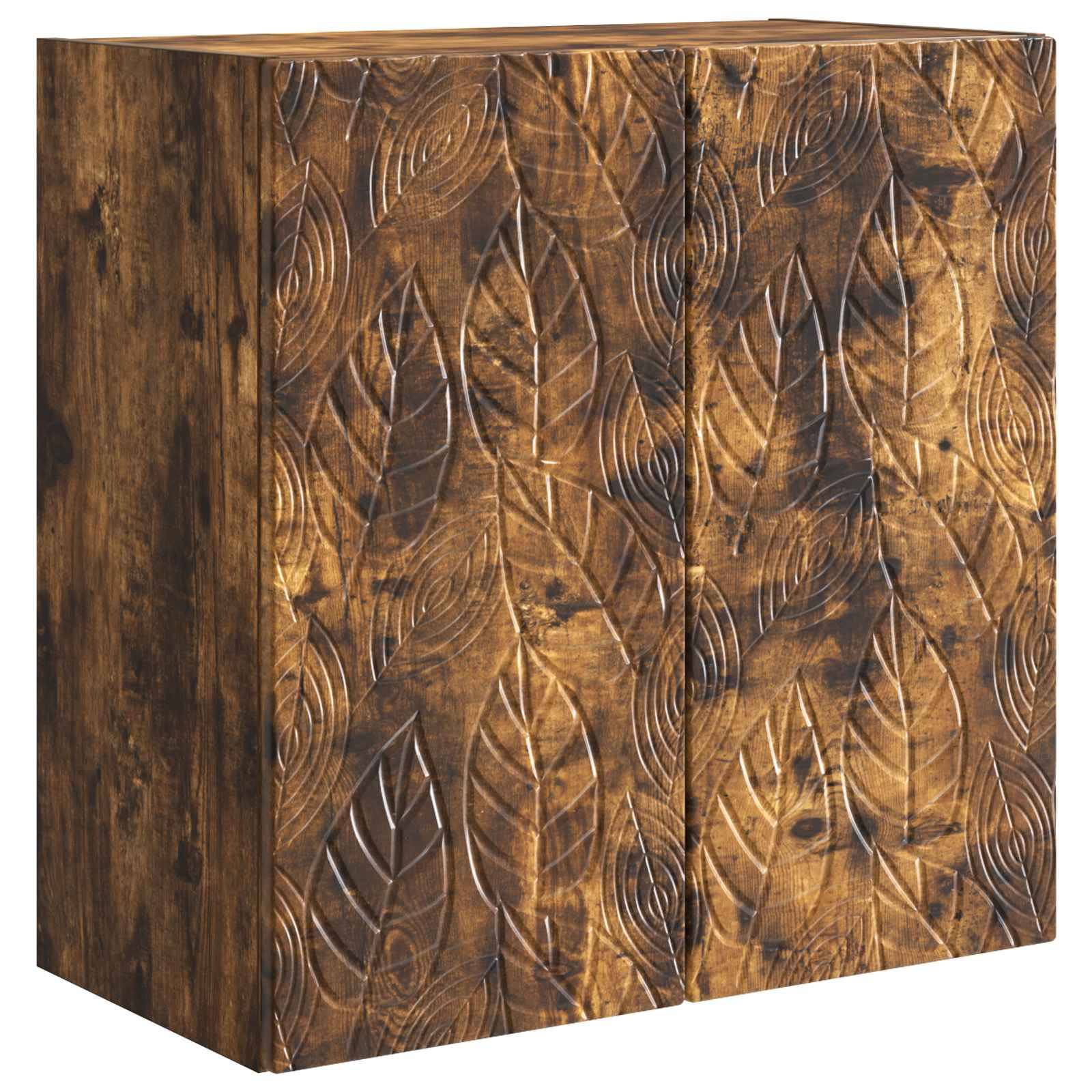 vidaXL Wandschrank Geräucherte Eiche 59 x 31 x 60 cm Holzwerkstoff