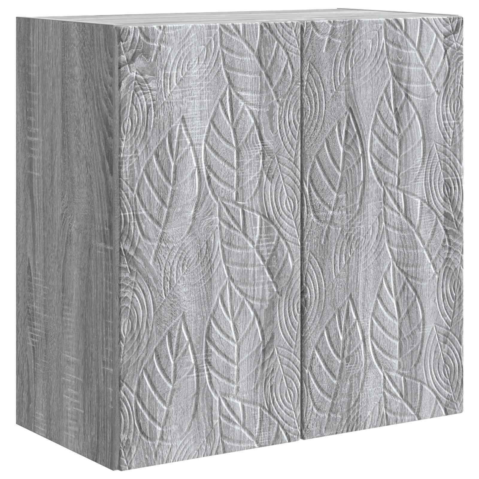 vidaXL Wandschrank Grau Sonoma 59 x 31 x 60 cm Holzwerkstoff