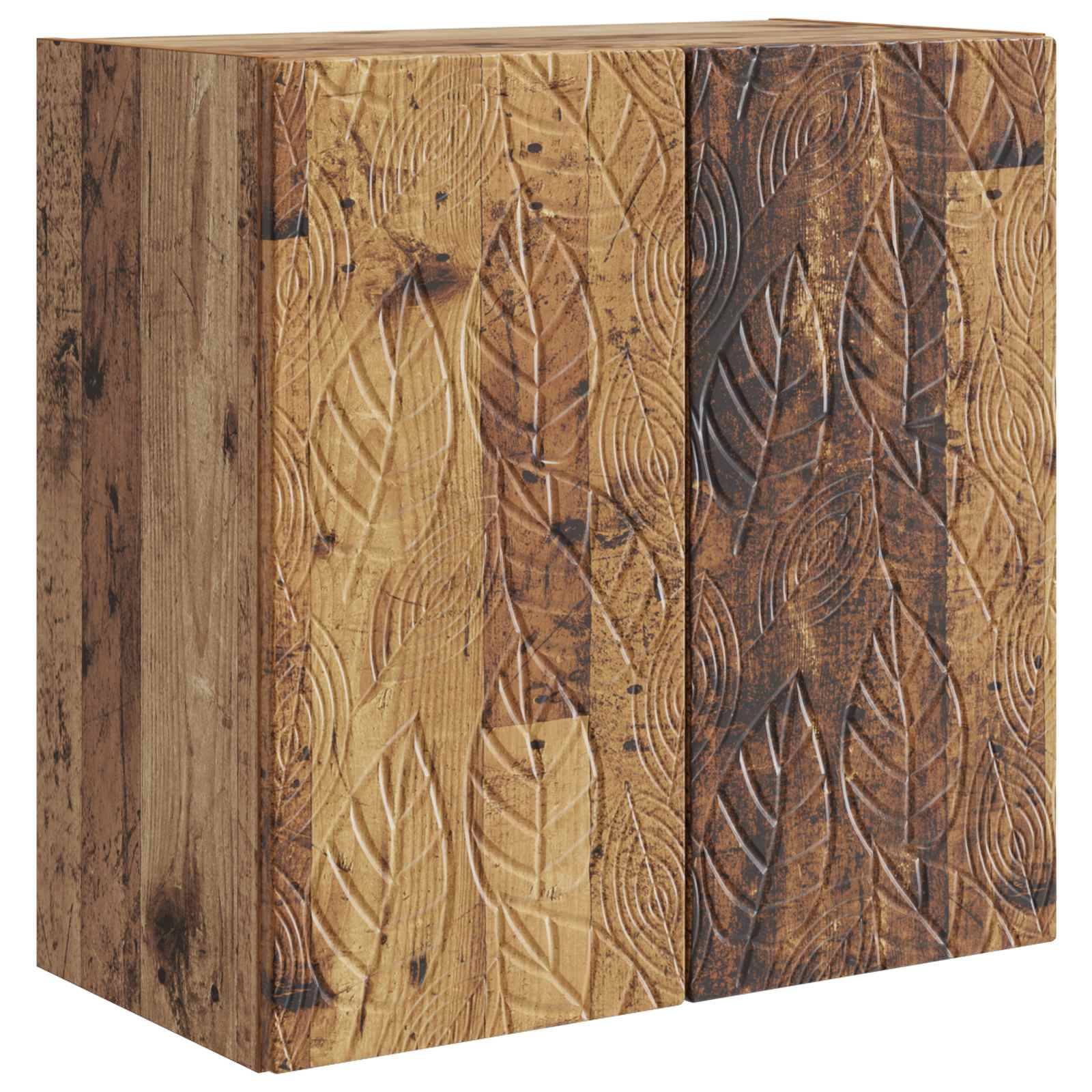 vidaXL Wandschrank Altholz 59 x 31 x 60 cm Holzwerkstoff