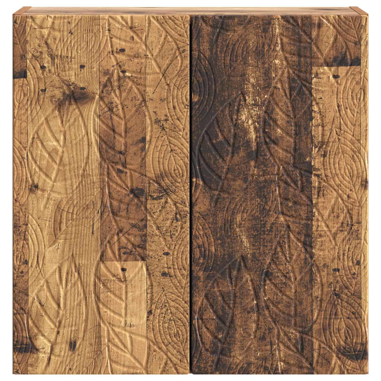 vidaXL Wandschrank Altholz 59 x 31 x 60 cm Holzwerkstoff