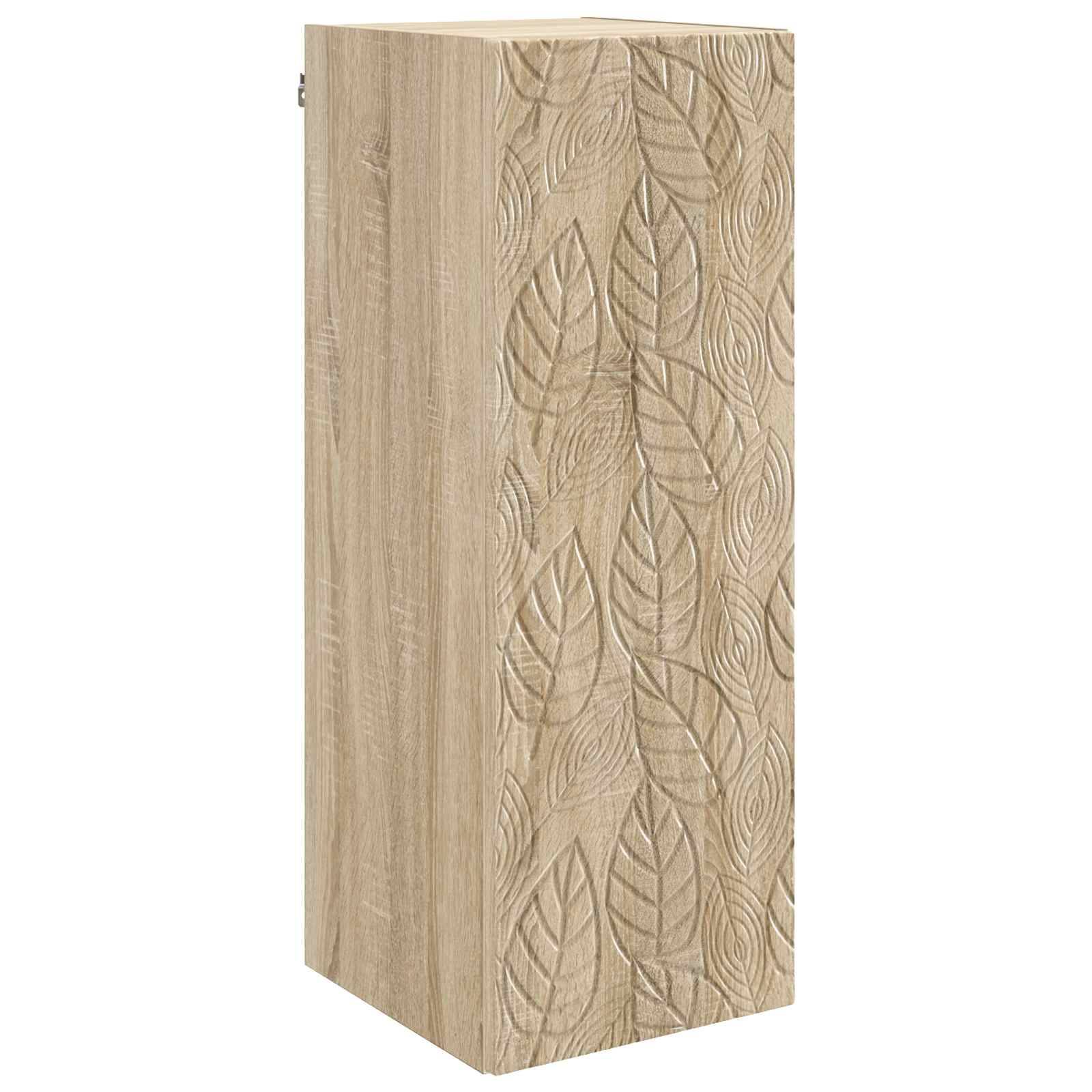 vidaXL Wandschrank Sonoma-Eiche 33 x 34,5 x 90 cm Holzwerkstoff