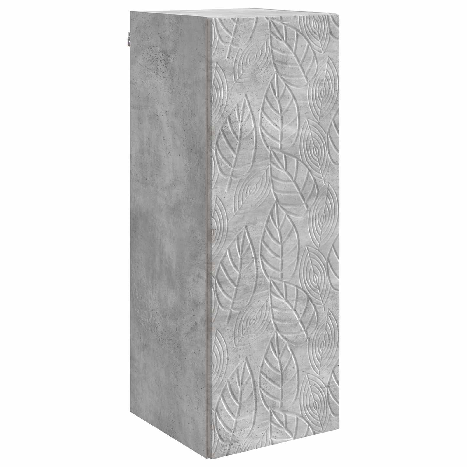 vidaXL Wandschrank Betongrau 33 x 34,5 x 90 cm Holzwerkstoff