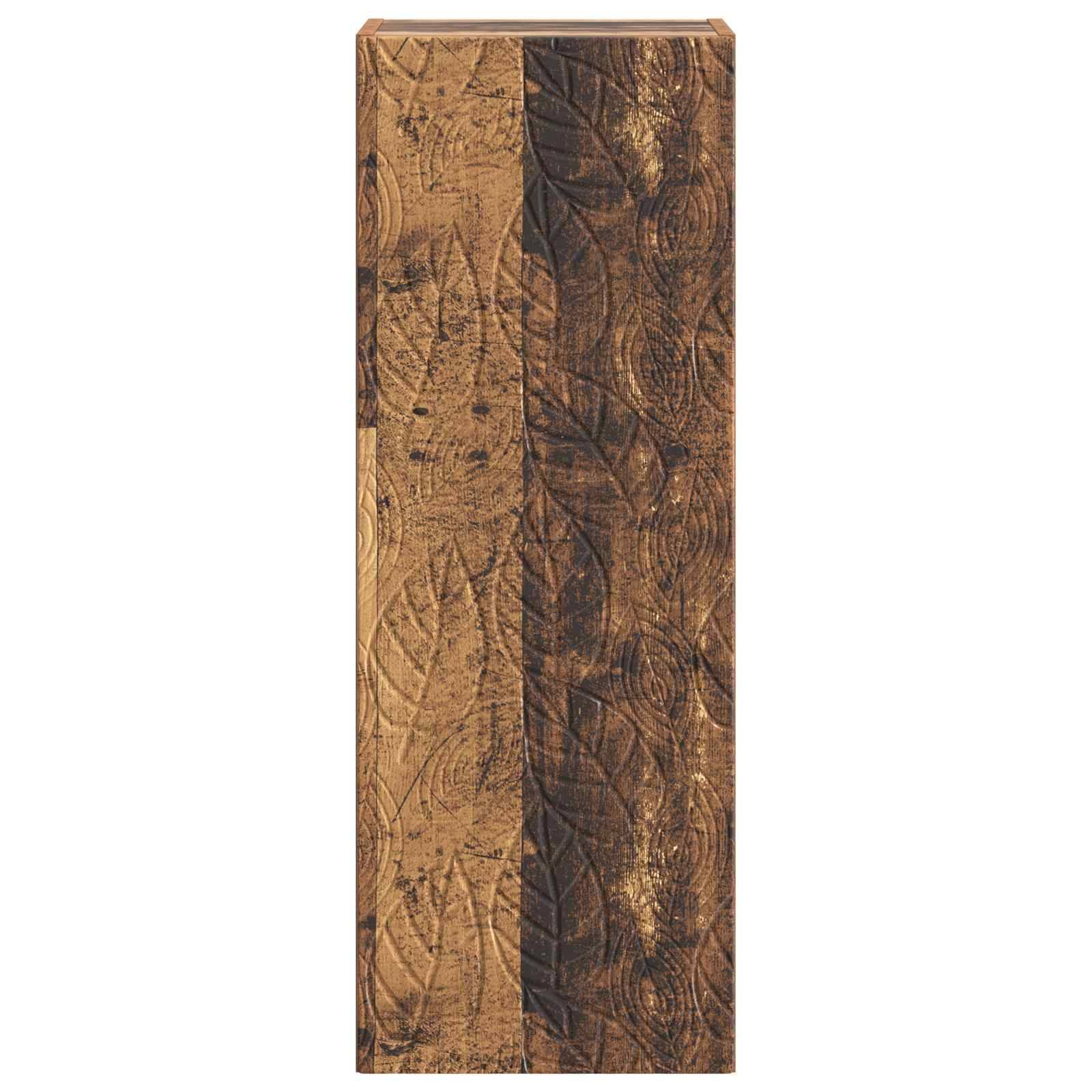 vidaXL Wandschrank Altholz 33 x 34,5 x 90 cm Holzwerkstoff