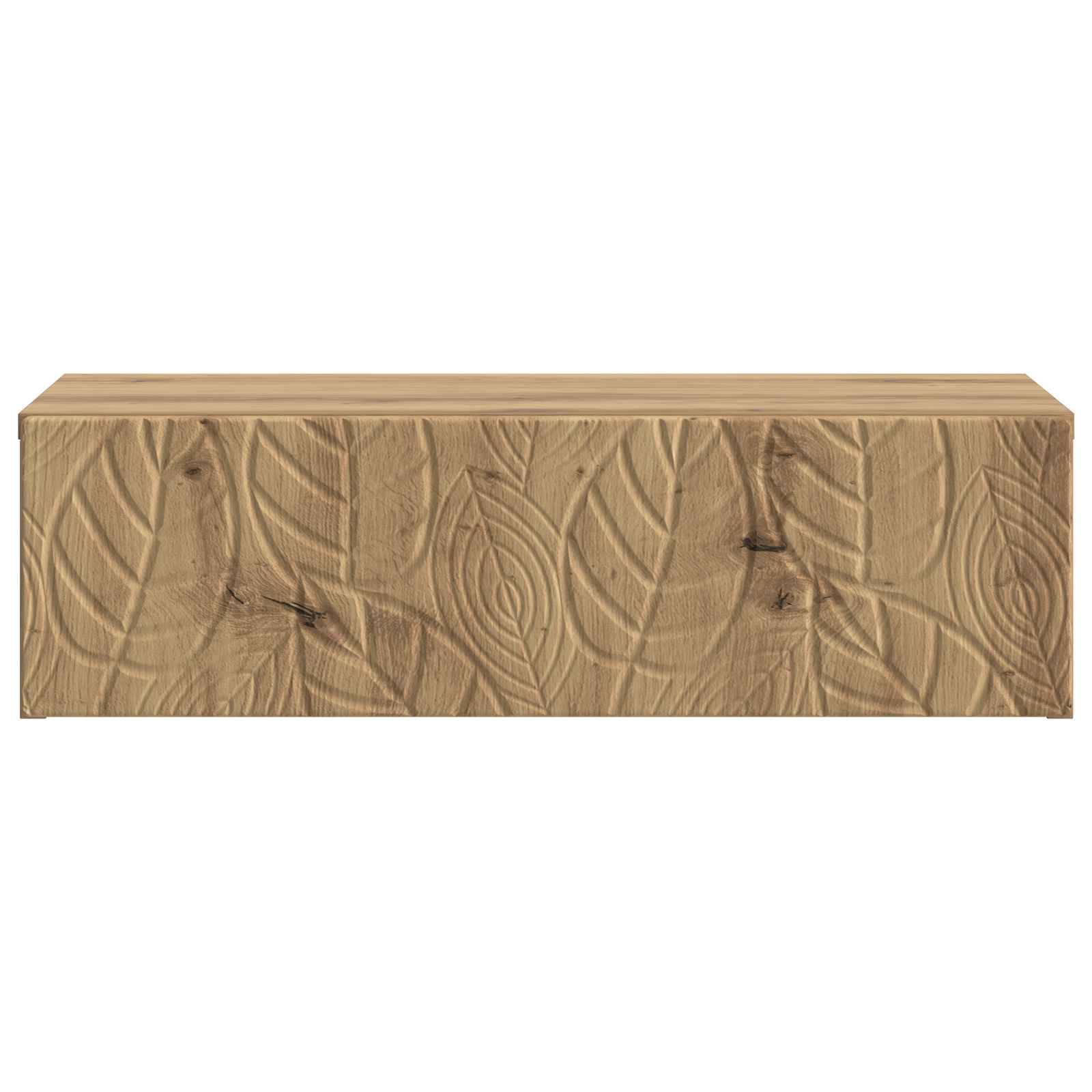 vidaXL Wandmontierter Beistelltisch Artisan-Eiche 59 x 34,5 x 17 cm