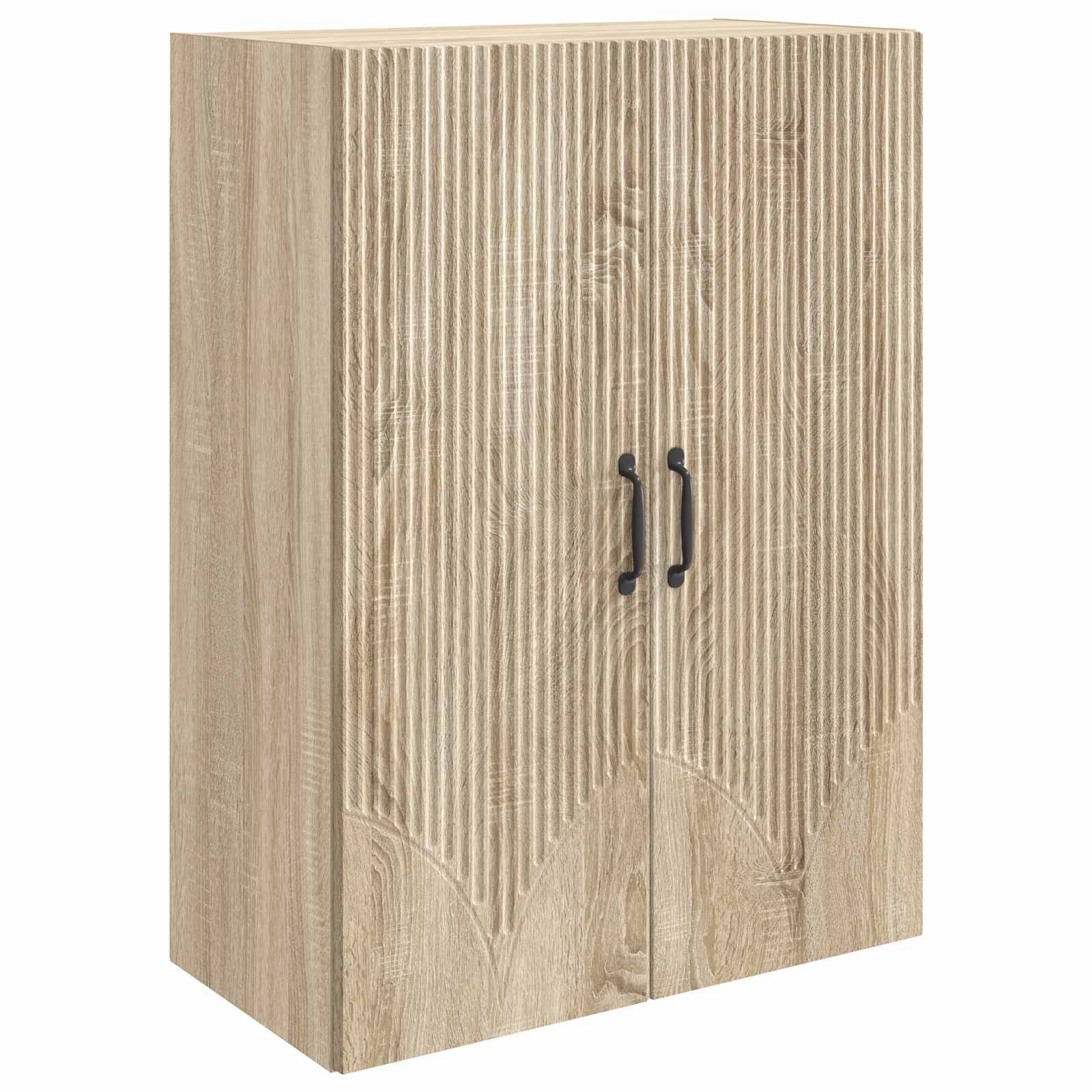 vidaXL Wandschrank Sonoma-Eiche 66 x 34,5 x 90 cm Holzwerkstoff