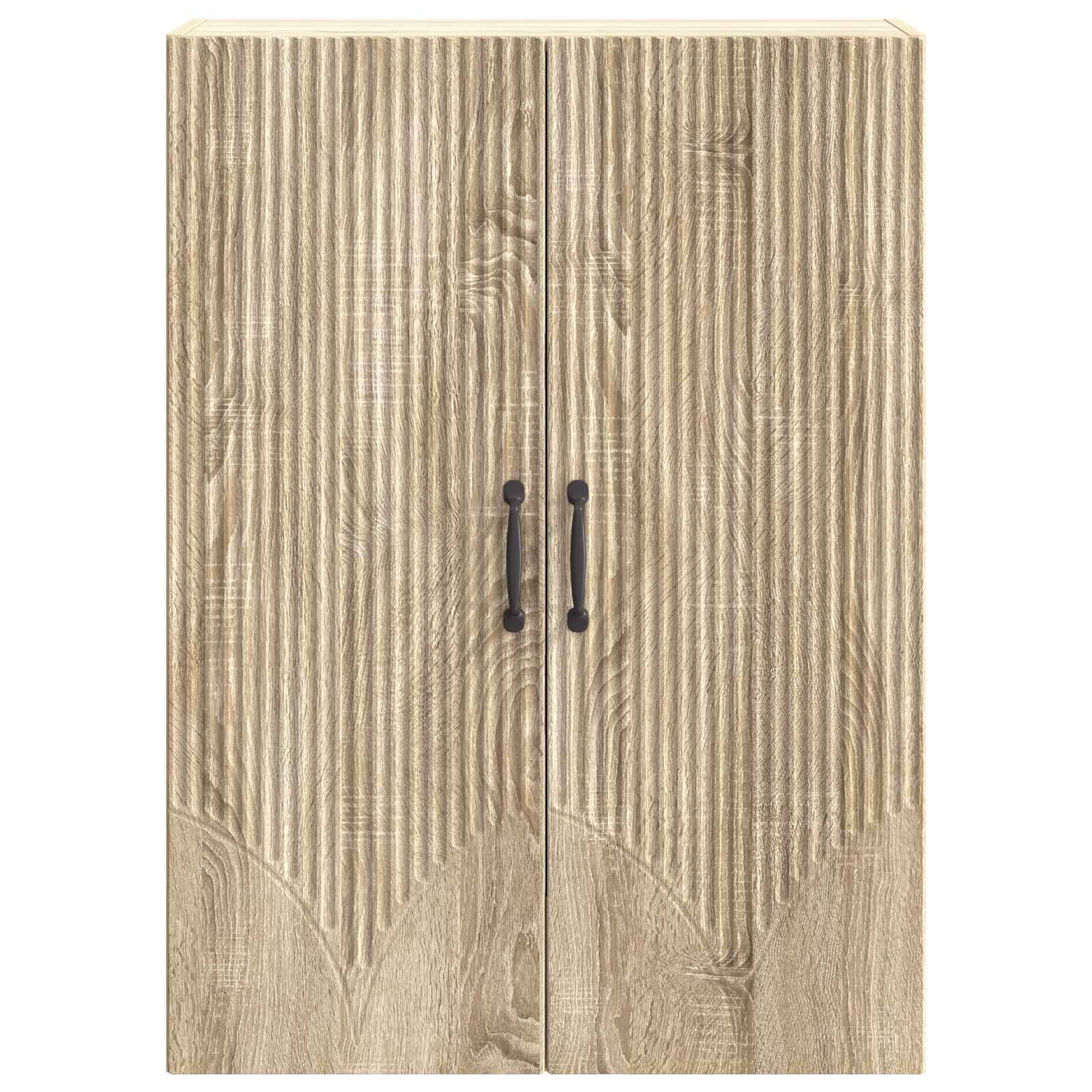 vidaXL Wandschrank Sonoma-Eiche 66 x 34,5 x 90 cm Holzwerkstoff