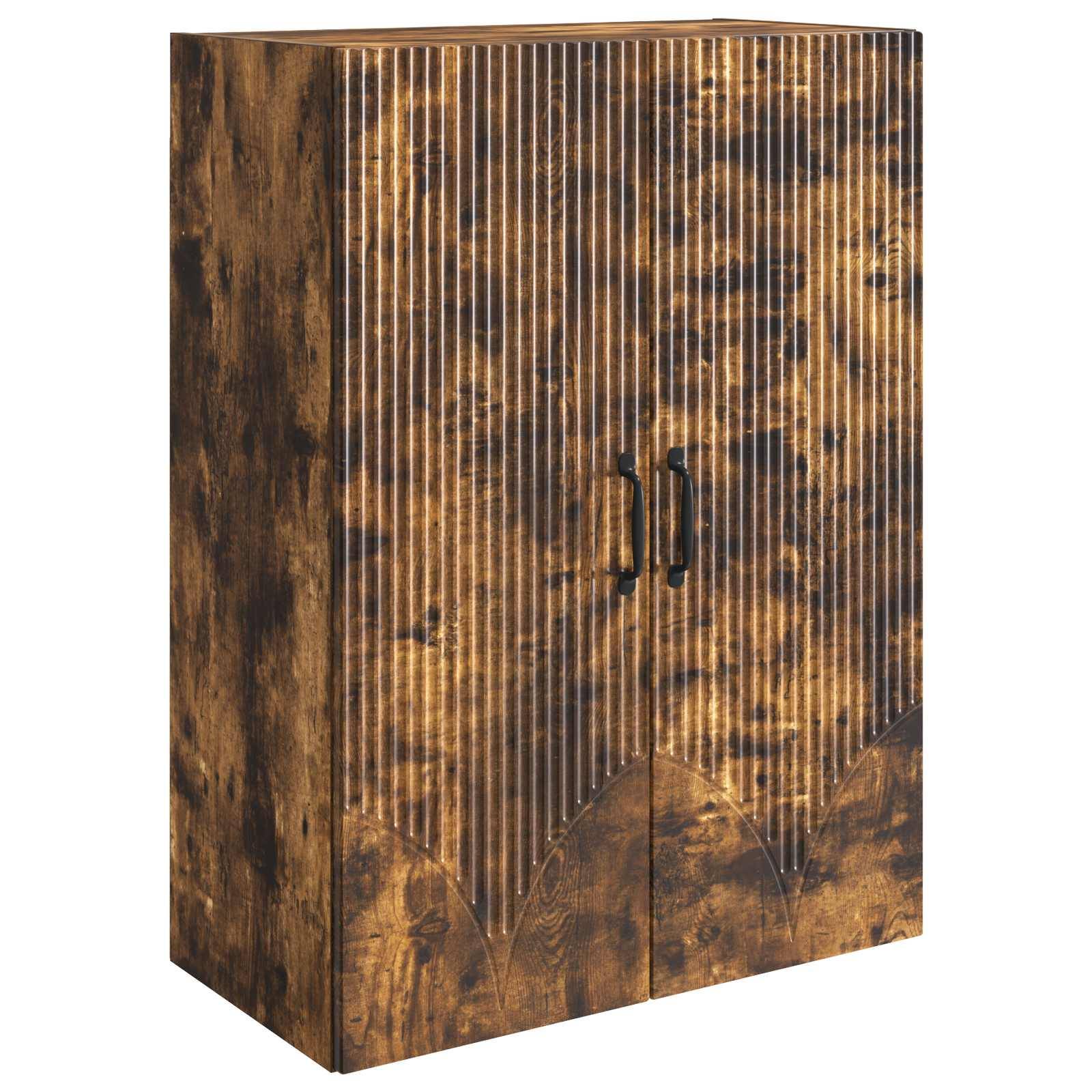 vidaXL Wandschrank Geräucherte Eiche 66 x 34,5 x 90 cm Holzwerkstoff