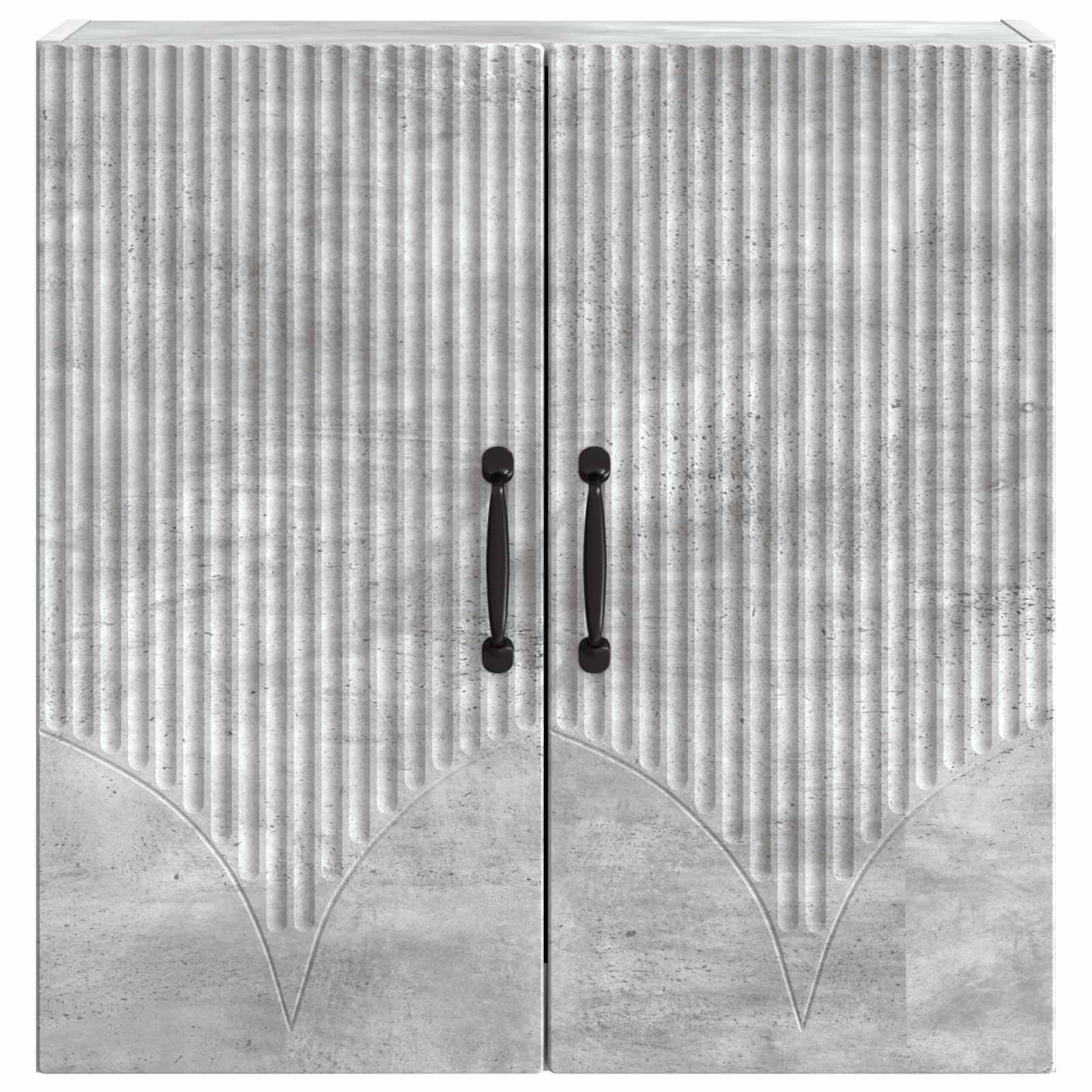 vidaXL Wandschrank Betongrau 59 x 31 x 60 cm Holzwerkstoff