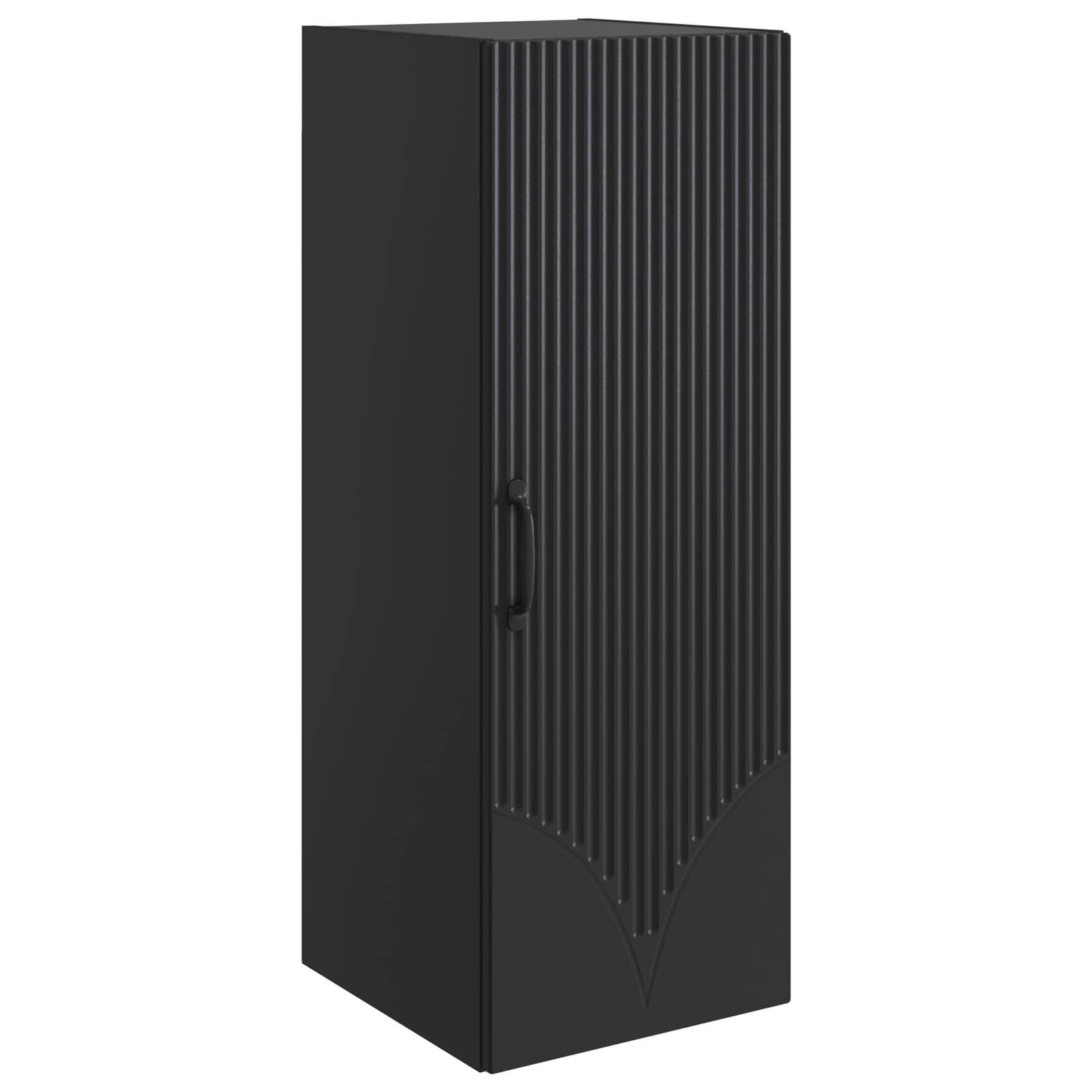 vidaXL Wandschrank Schwarz 33 x 34,5 x 90 cm Holzwerkstoff