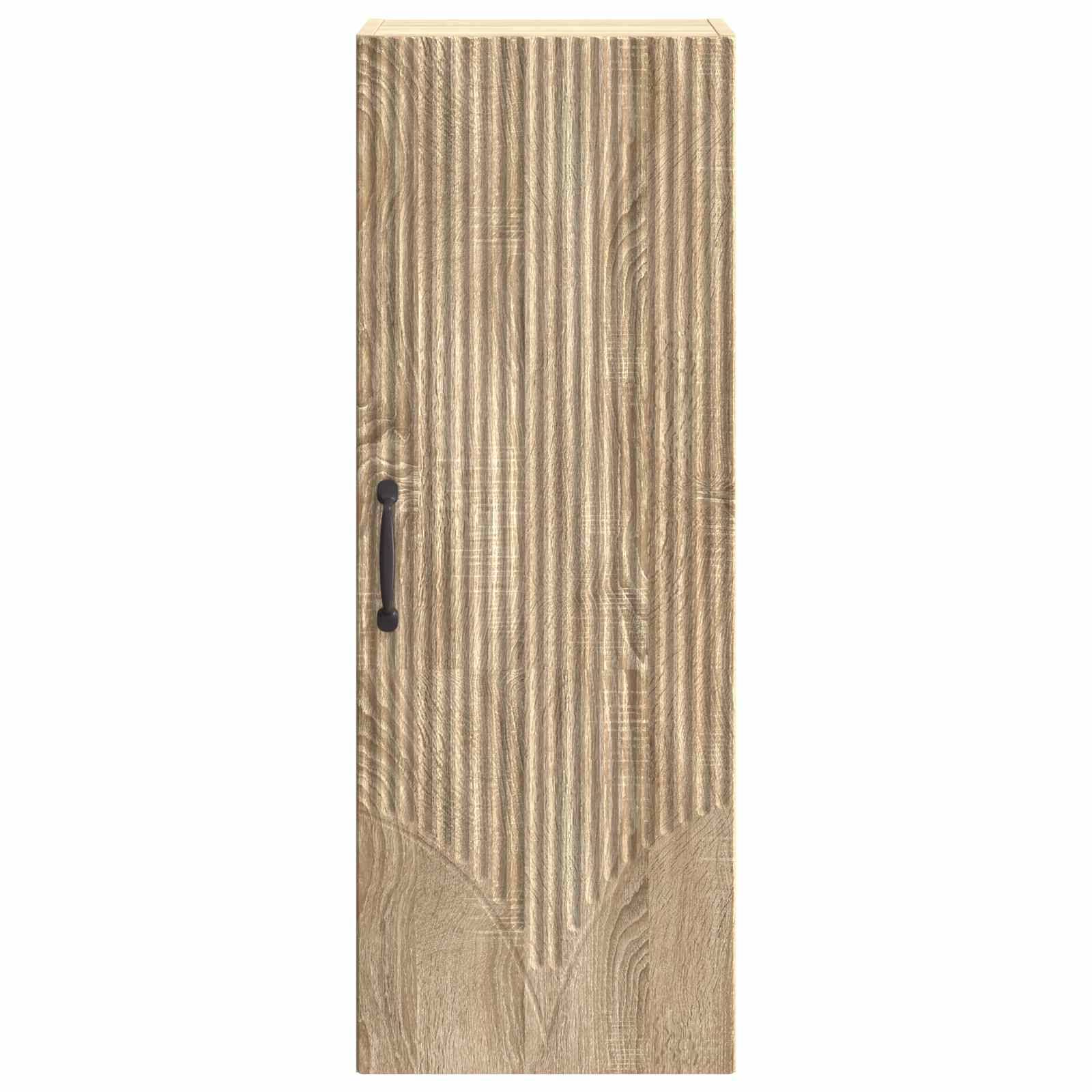 vidaXL Wandschrank Sonoma-Eiche 33 x 34,5 x 90 cm Holzwerkstoff