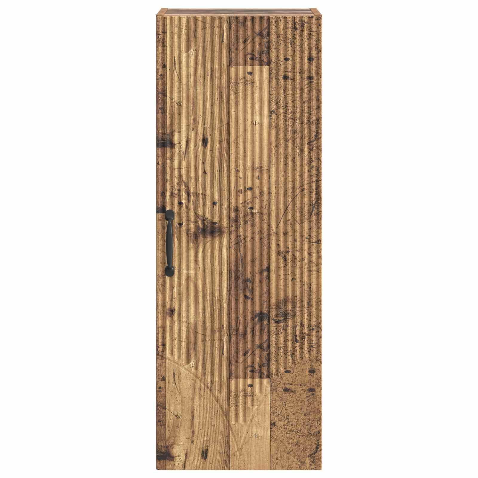 vidaXL Wandschrank Altholz 33 x 34,5 x 90 cm Holzwerkstoff